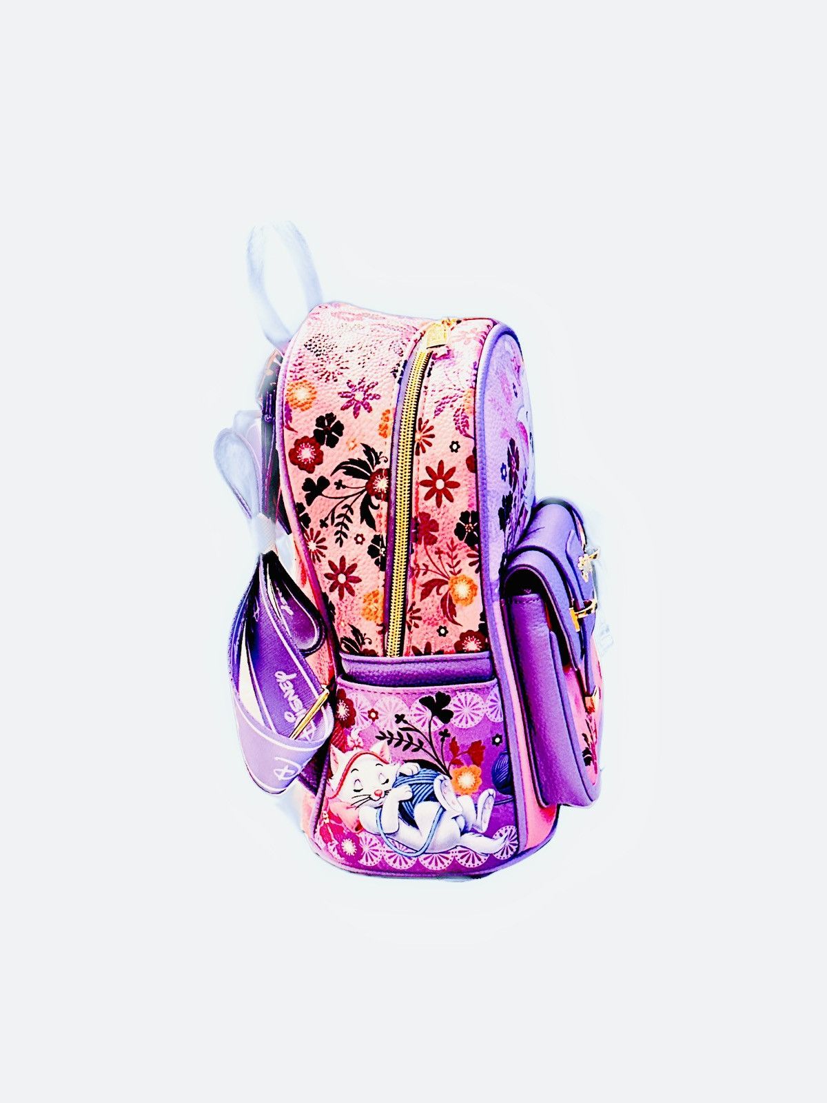 Disney Disney Aristocats Marie Vegan Leather Fashion Mini Backpack Size ONE SIZE - 3 Thumbnail