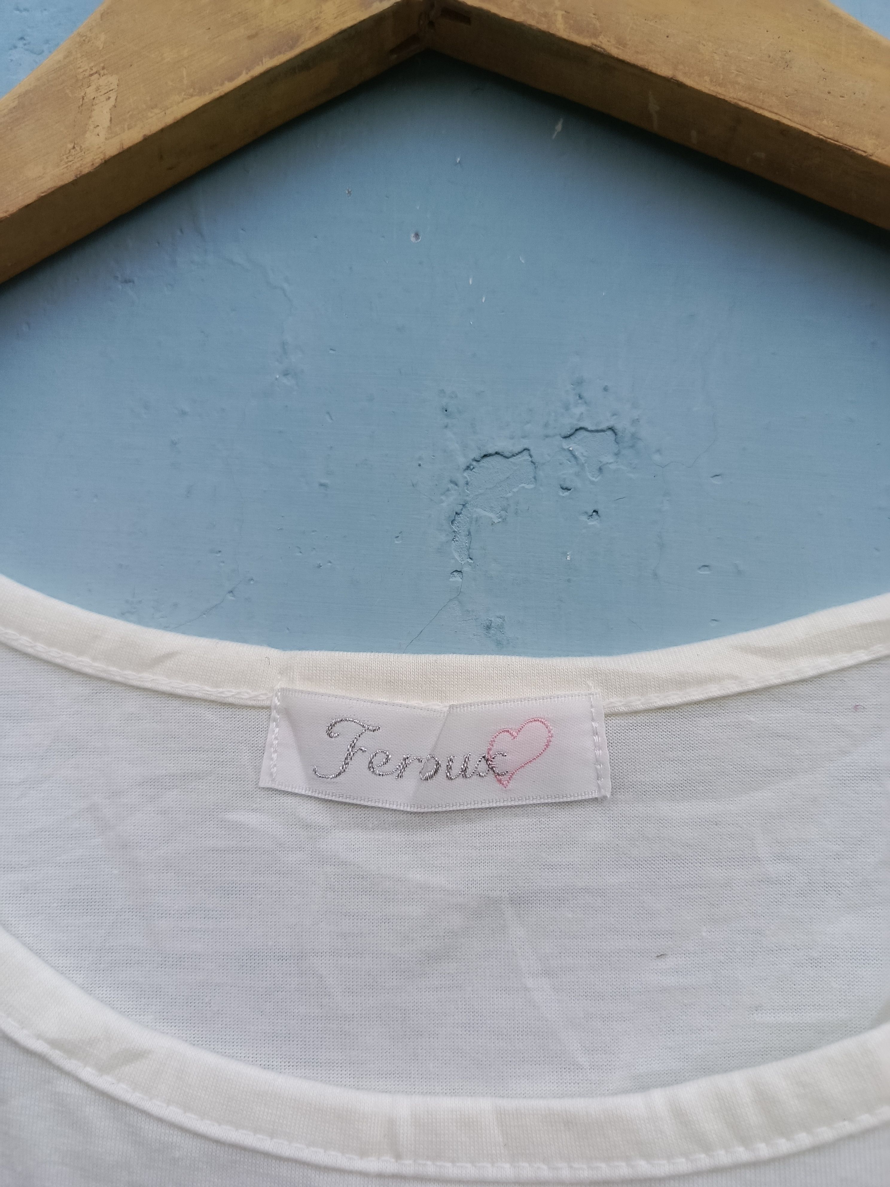 Japanese Brand Y2K Inspired Feroux Graphic Top – Super Cute Look Size US M / EU 48-50 / 2 - 4 Thumbnail