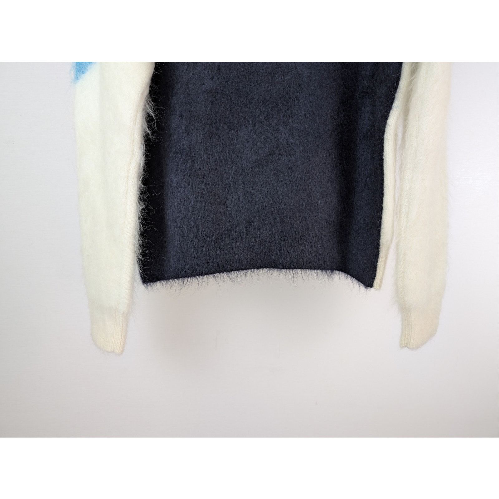Bottega Veneta o1rshd1 wool mohair chevron jumper Knitwear Sweatshirt Size US M / EU 48-50 / 2 - 12 Thumbnail