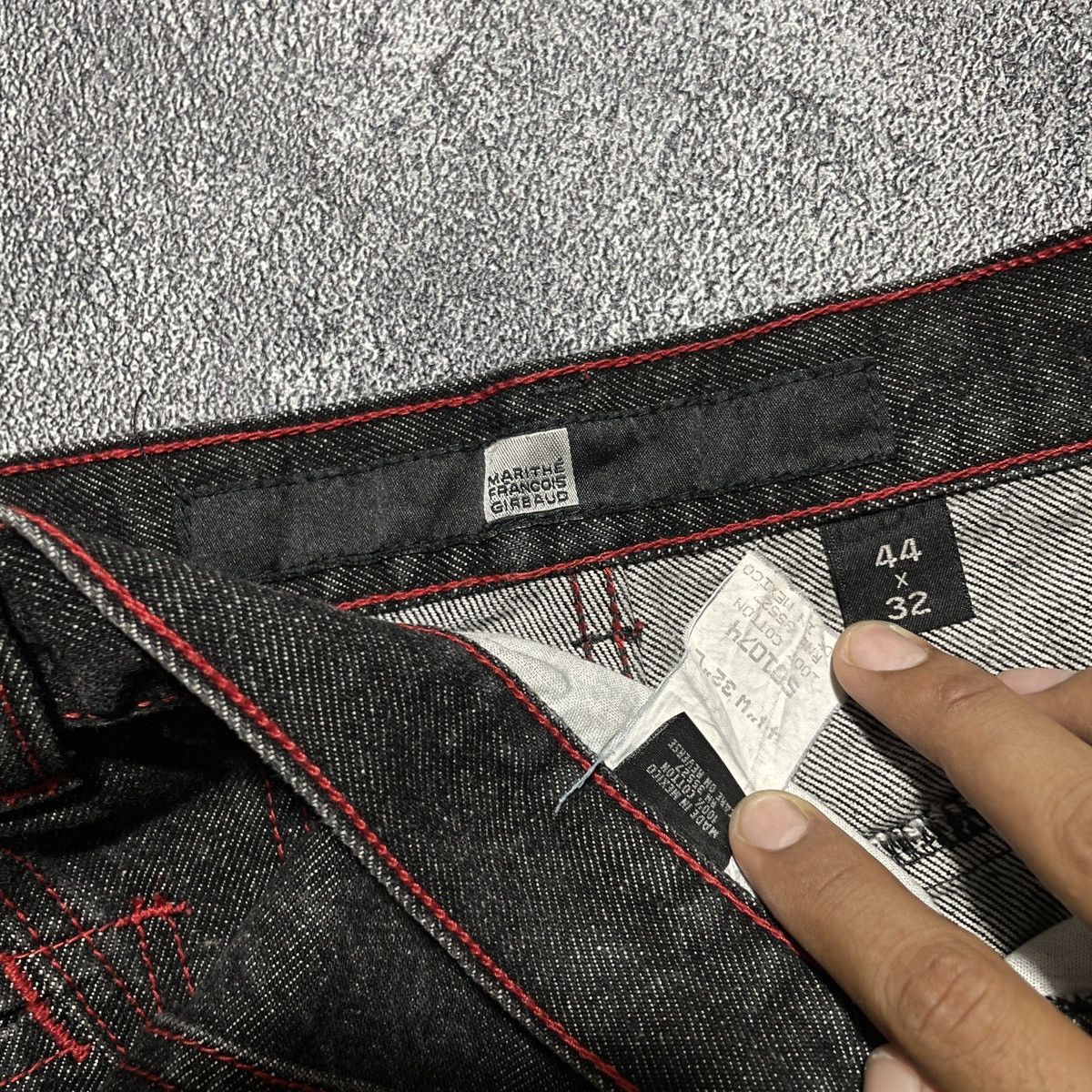 Avirex × Marithe + Francois Girbaud Rare! Baggy Jeans Marithe Francois Girbaud Big Size Size US 44 / EU 60 - 5 Thumbnail