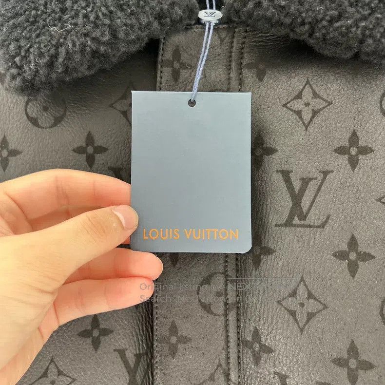 Louis Vuitton Louis Vuitton Full logo embossed leather jacket Size US M / EU 48-50 / 2 - 3 Thumbnail