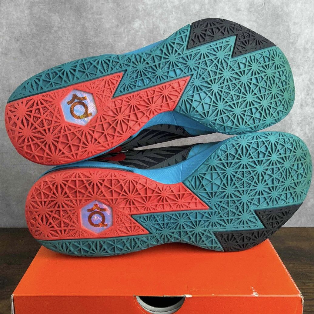Nike Nike KD 6 N7 Size 8.5 626368-466 Blue Multicolor Basketball Size US 8.5 / EU 41-42 - 7 Thumbnail