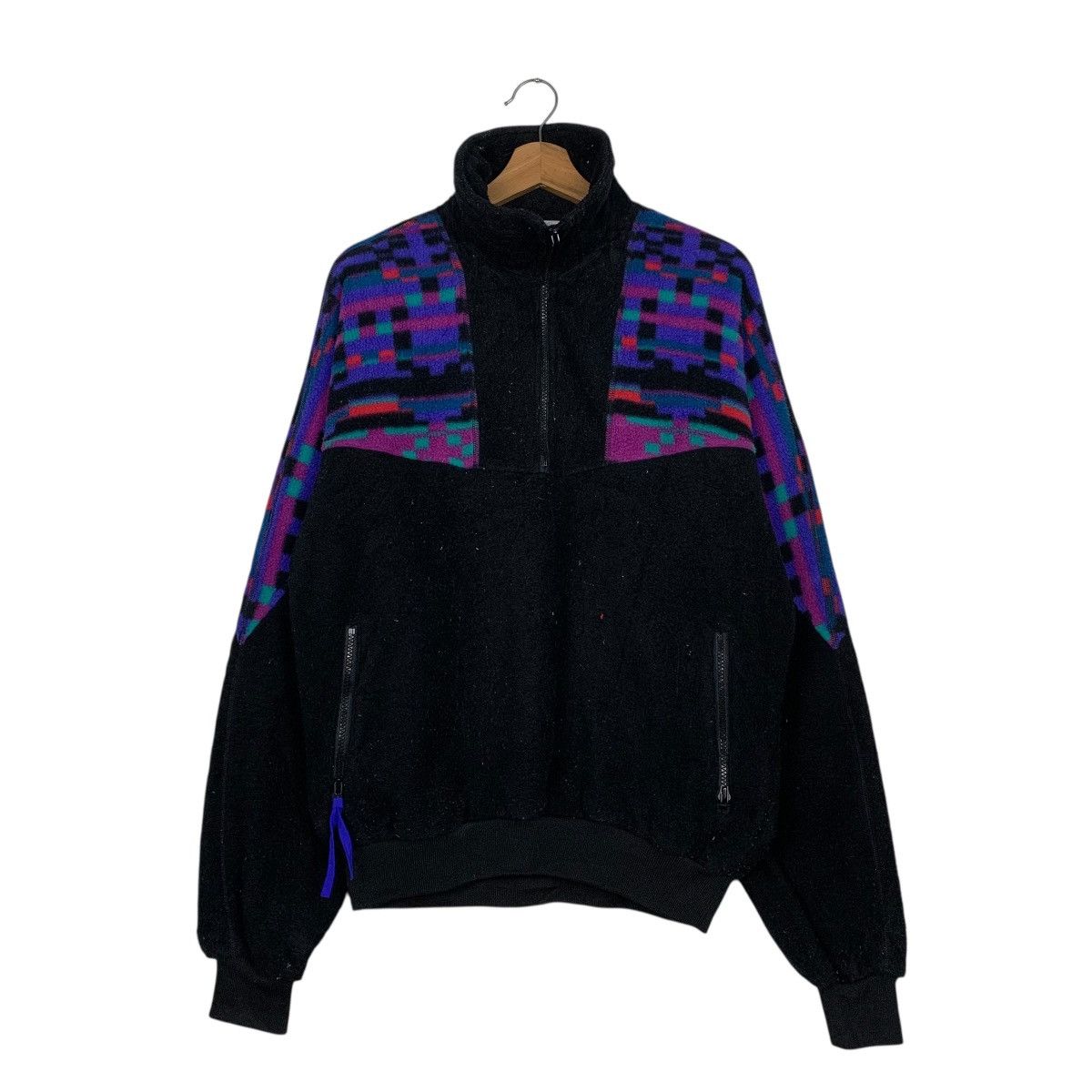 Columbia Vintage 80s Columbia Quarter Zip Fleece Sweater Size US M / EU 48-50 / 2 - 1 Thumbnail