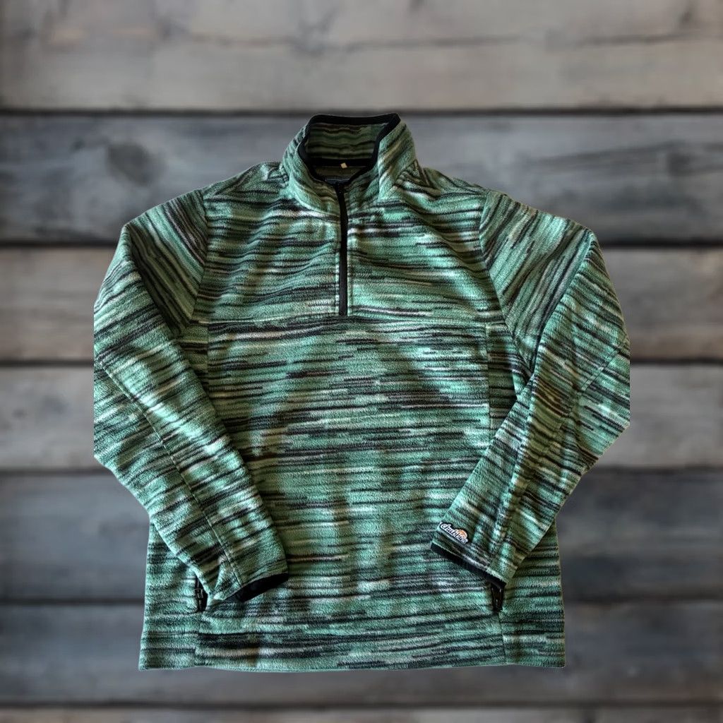 Chubbies Chubbies Geometric Alpine Fleece 1/4 Zip Mock Neck Pullover Mens Medium Multicolor Golf Sweater Size US M / EU 48-50 / 2 - 1 Thumbnail