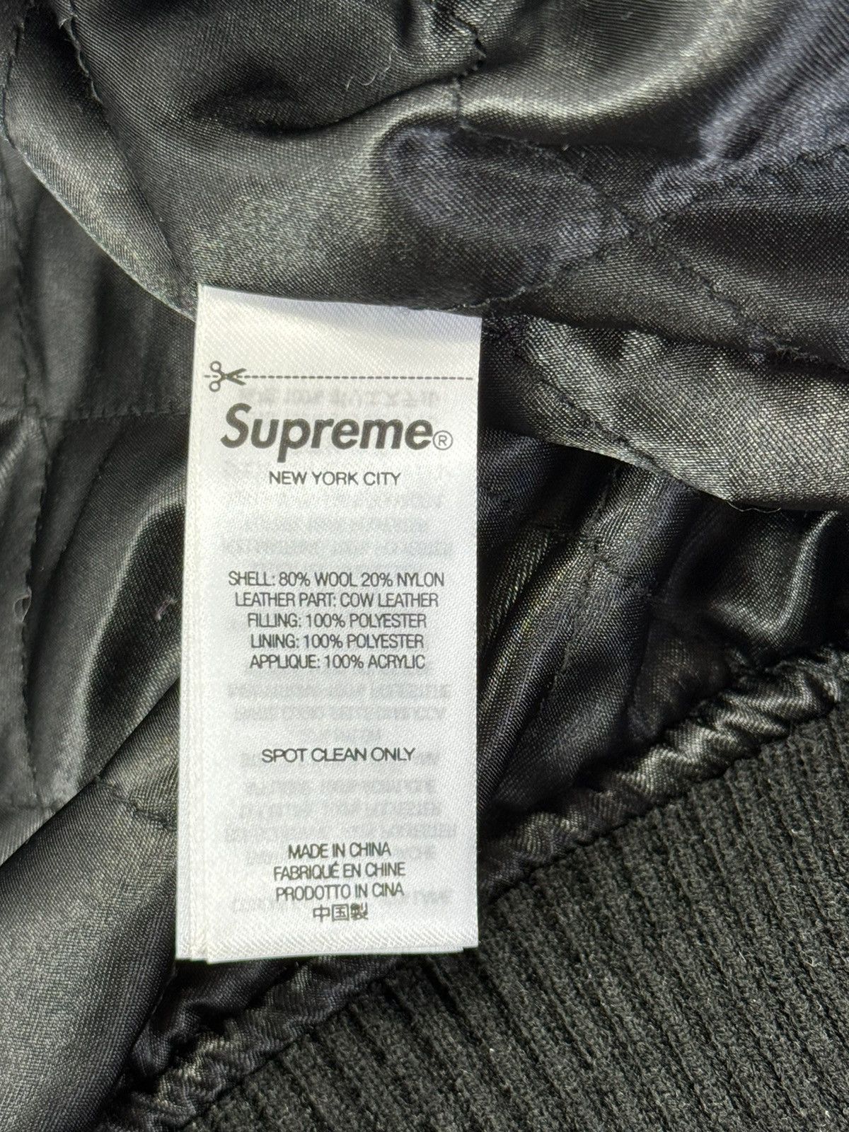 Supreme SUPREME BIG LOGO CHENILLE VARSITY JACKET Size US L / EU 52-54 / 3 - 6 Thumbnail