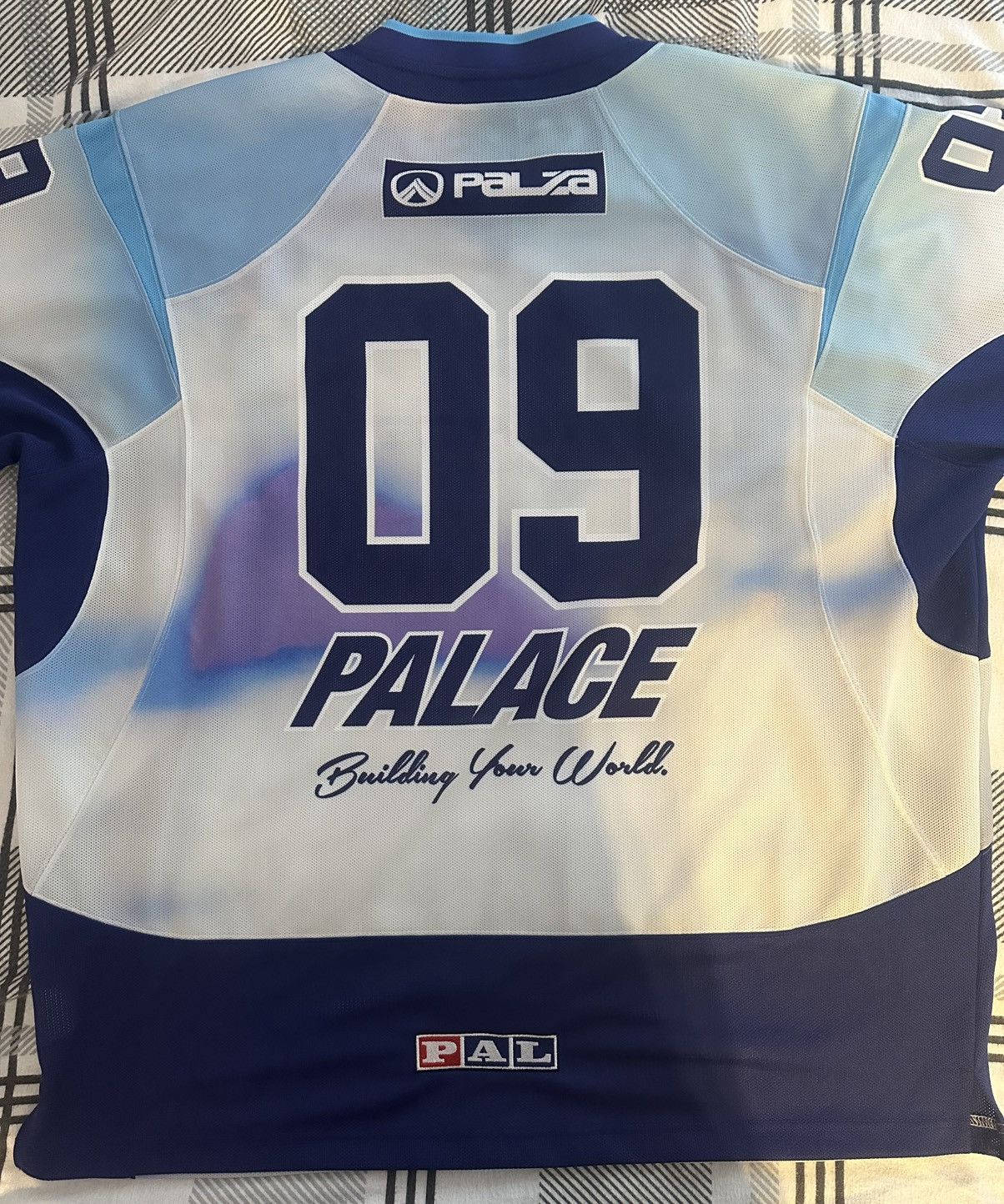 Palace Palace Building Your World Hockey Jersey – Blue – Rare XXL Size US XXL / EU 58 / 5 - 5 Thumbnail