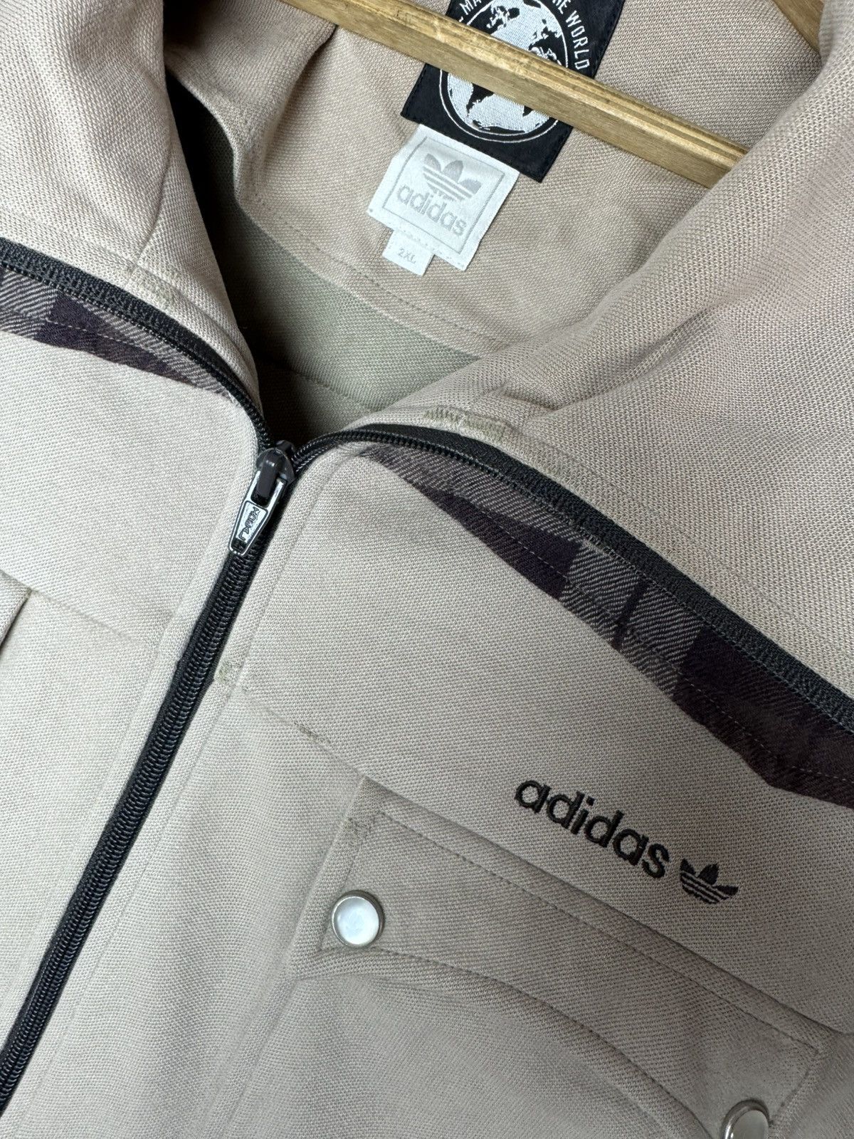 Adidas Adidas materials of the world USA rare tracksuit top Size US XXL / EU 58 / 5 - 3 Thumbnail
