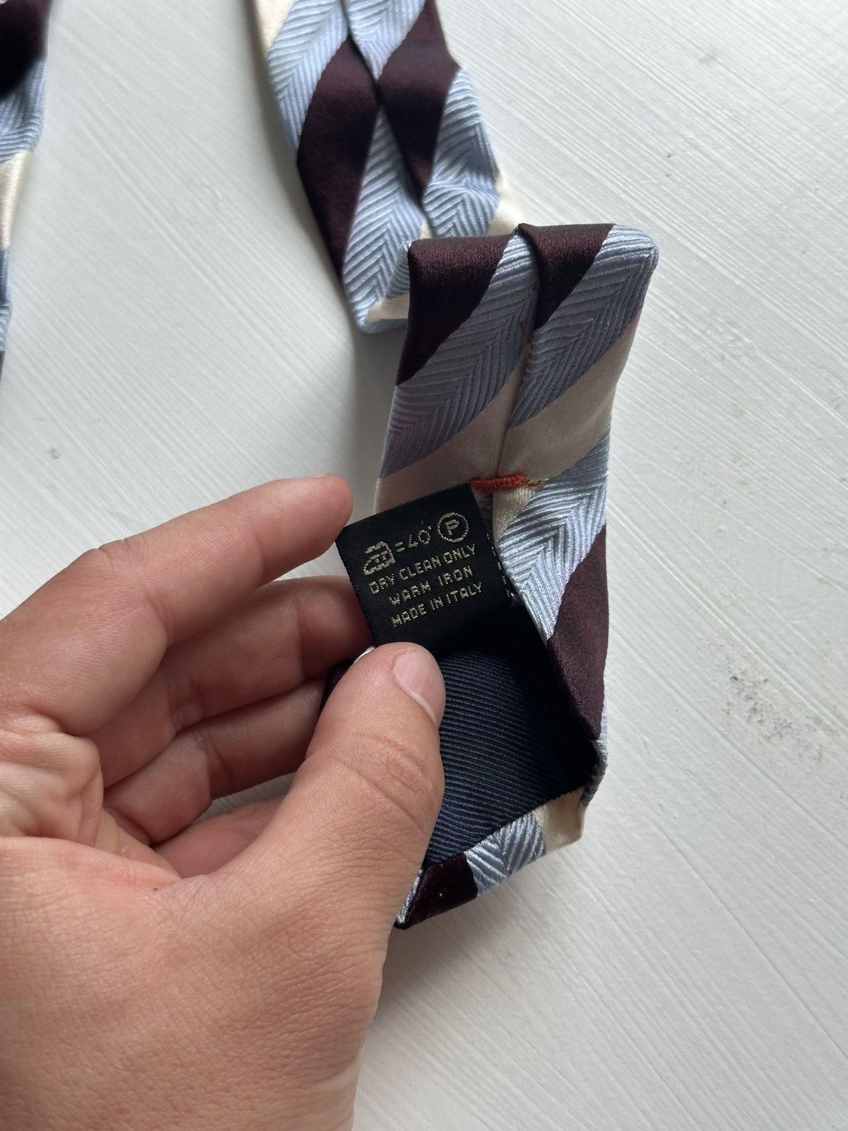 Ermenegildo Zegna × The Tie Bar Ermenegildo Zegna Tie 90s Monogram Cravatca Y2K Calssic Size ONE SIZE - 4 Thumbnail