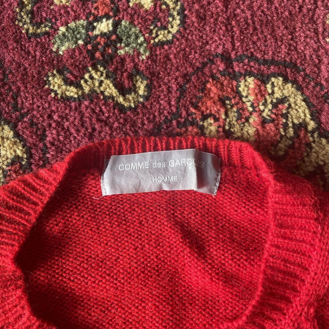 Comme des Garcons × Comme des Garcons Homme AD1999 Deep Ribbed Wool Knit Sweater Size US S / EU 44-46 / 1 - 3 Thumbnail