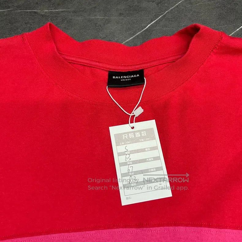 Balenciaga Balenciaga Letter Logo Printed Round Neck Tube Short Sleev Size US S / EU 44-46 / 1 - 4 Thumbnail