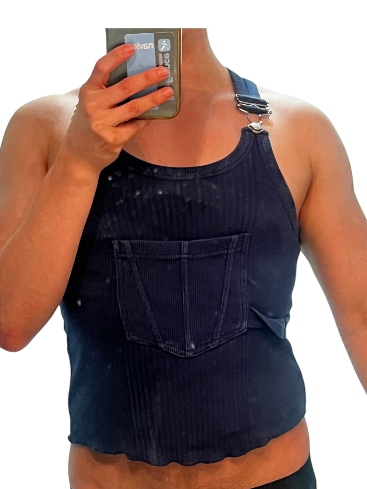 Jean Paul Gaultier Faded blue sexy mens unisex gaultier metal hardware muscle Size US S / EU 44-46 / 1 - 6 Thumbnail
