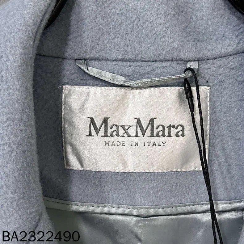 Max Mara Max Mara Light Blue Overcoat Size M / US 6-8 / IT 42-44 - 4 Thumbnail