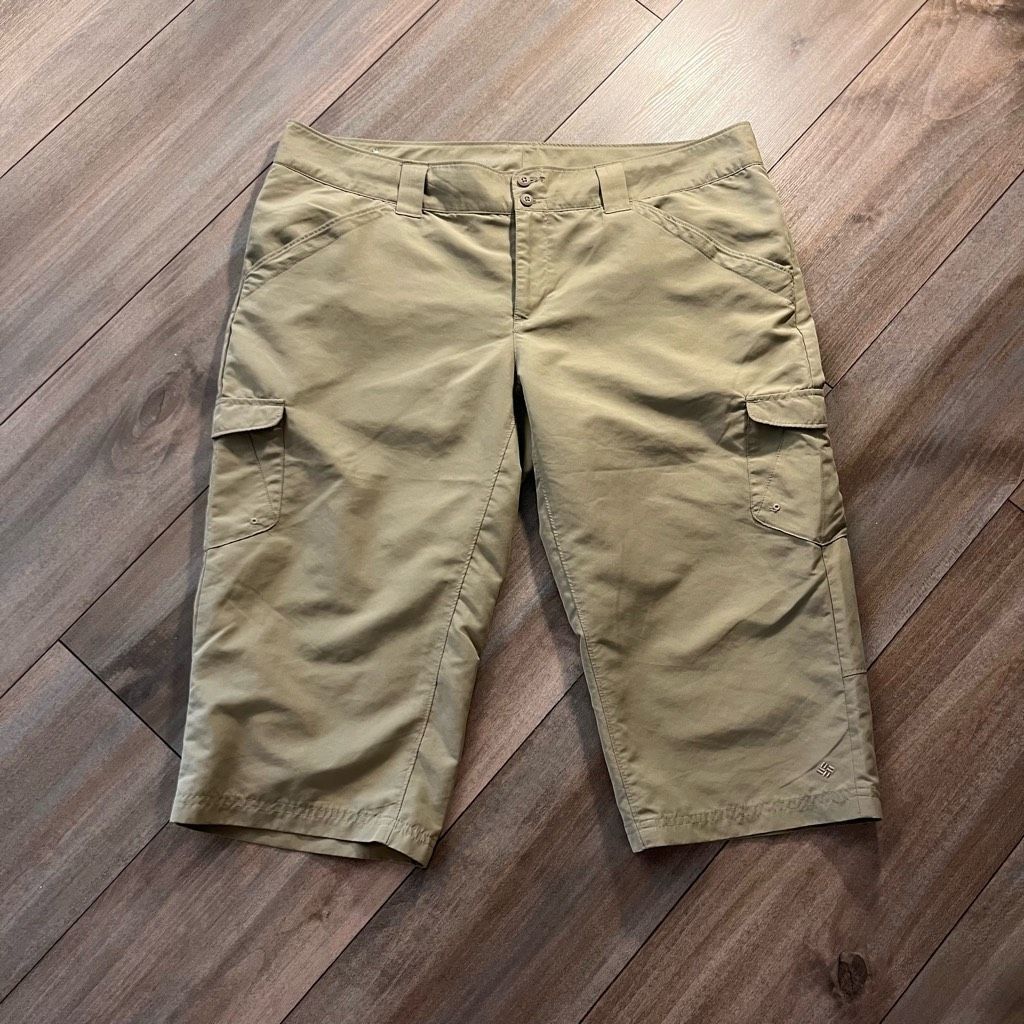 Columbia Columbia Tan Athletic Cargo Pants Women 14 Bin G-44 Size 31" - 1 Thumbnail