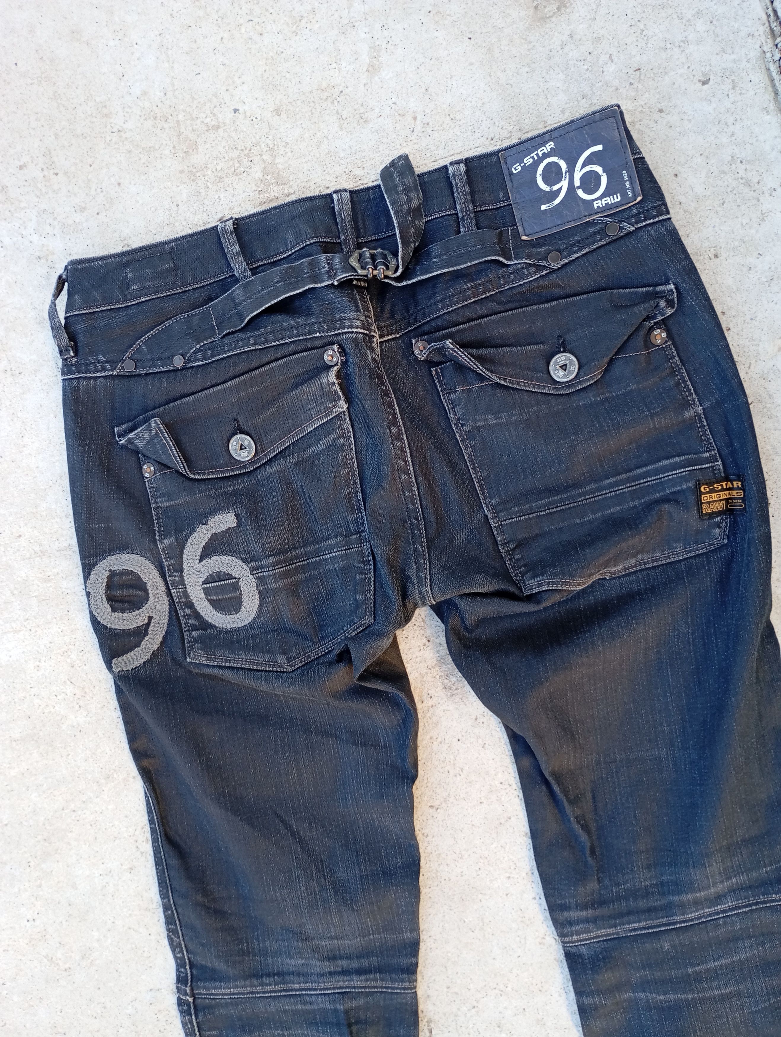 G-Star GStar Raw 5620 Elwood Heritage Embro Tapered Pants Carhartt Size US 27 - 3 Thumbnail