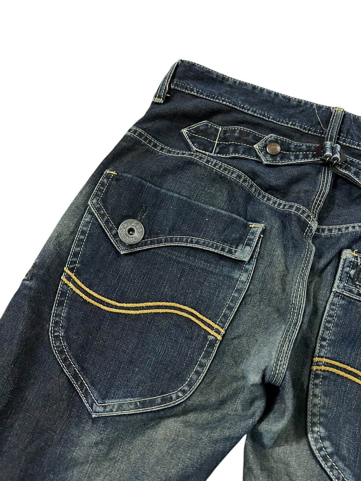 If Six Was Nine Lee Cowboy Backle Back Jean Size US 30 / EU 46 - 16 Thumbnail