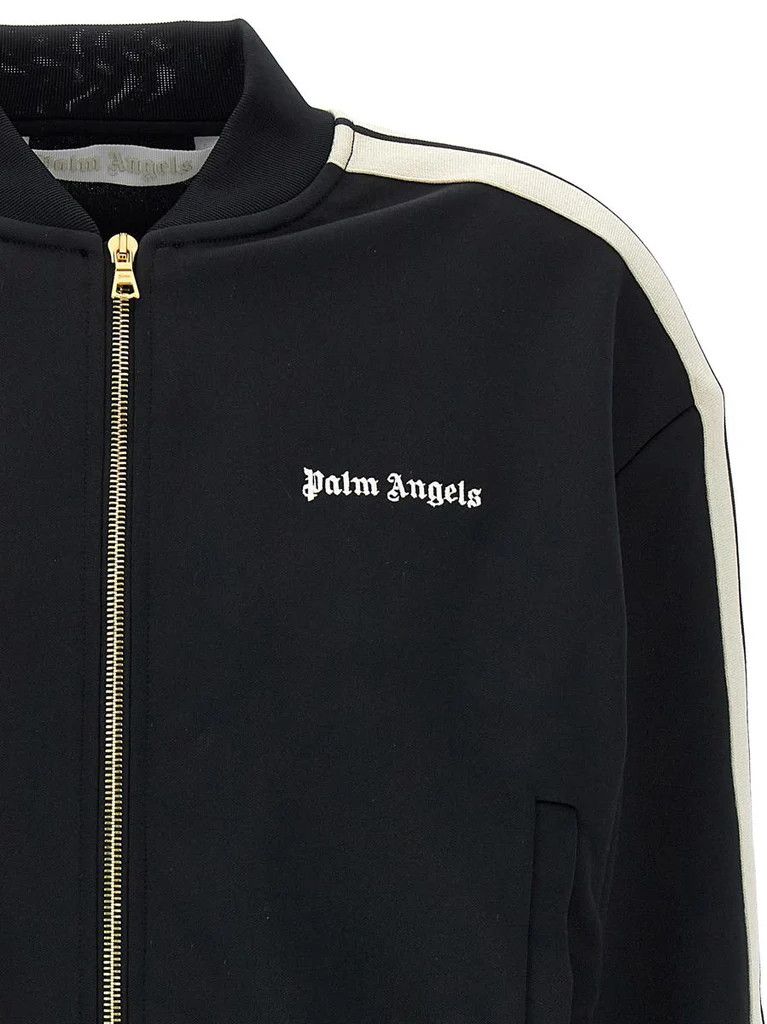 Palm Angels o1s22i1n0824 Contrast Bands Track Sweatshirt in Black Size M / US 6-8 / IT 42-44 - 4 Thumbnail