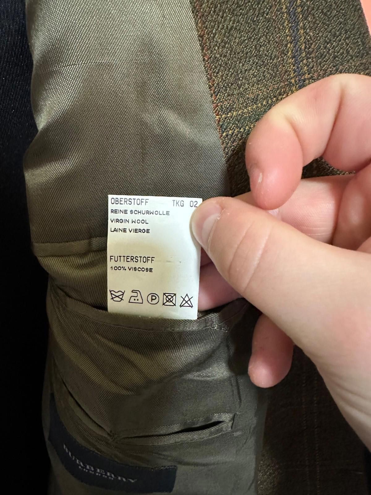 Burberry Burberry London Wool Tweed Plaid Sport Coat Blazer Jacket 52 Size 52R - 10 Thumbnail