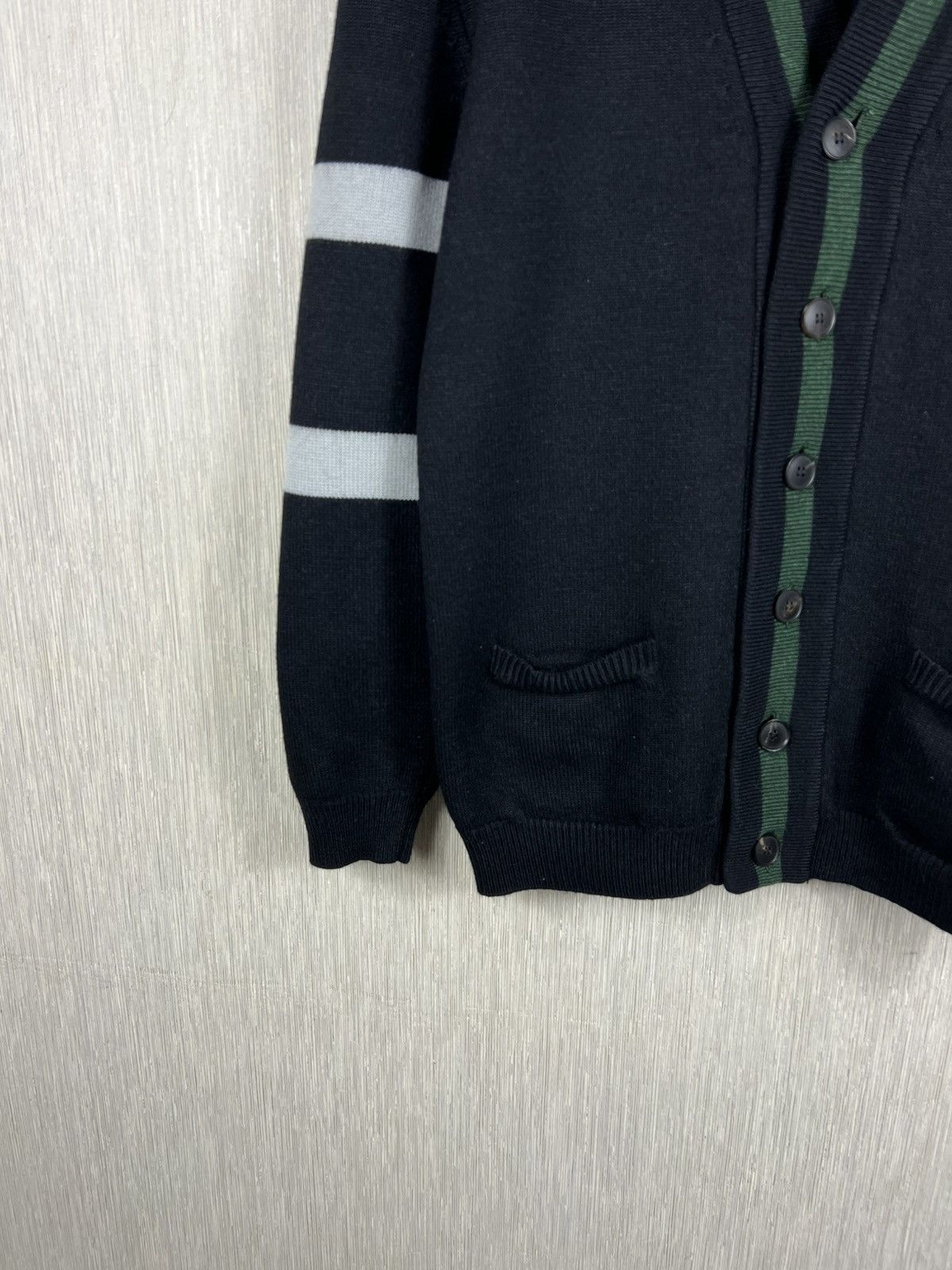 Gucci Vintage Gucci Tom Ford collage cardigan sweater logo striped Size US L / EU 52-54 / 3 - 8 Thumbnail