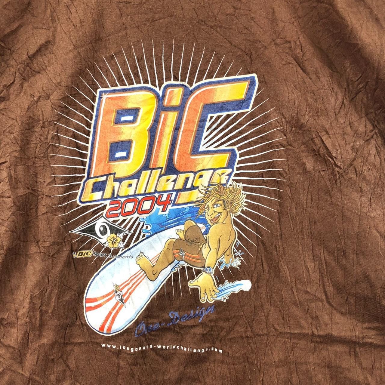Vintage Vintage BIC SURFBOARDS 2004 Surf Challenge Hawaii Tee Shirt Size US XXL / EU 58 / 5 - 8 Thumbnail