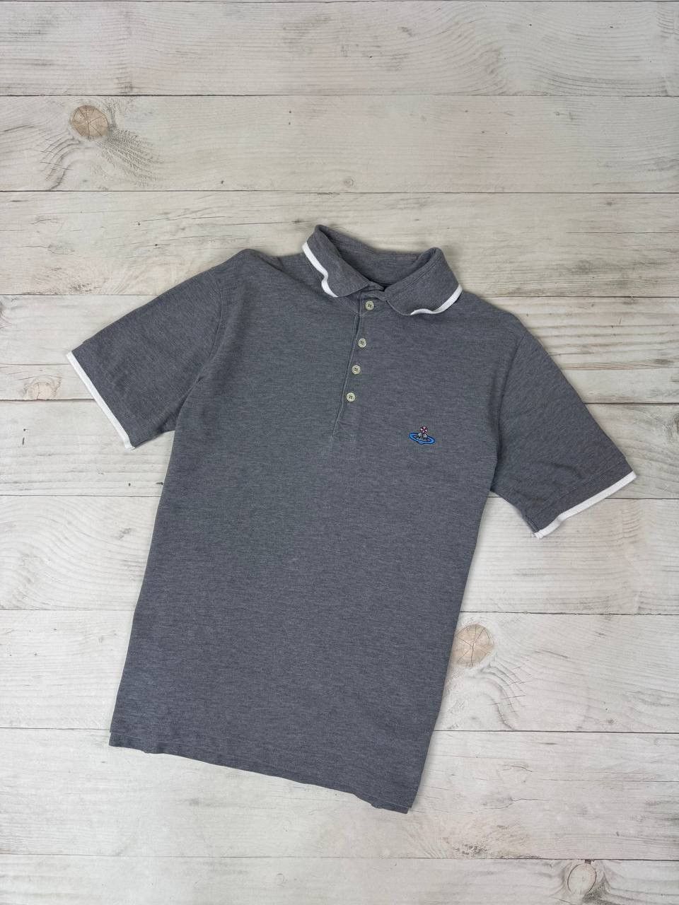Vintage Vivienne Westwood Polo Shirt Logo Orb Basic Luxury