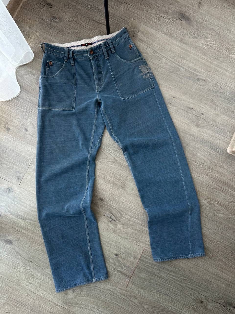 Japanese Brand × Vintage Vintage Japanese Red Ear Blue Faded Mens Pants Size US 32 / EU 48 - 4 Thumbnail