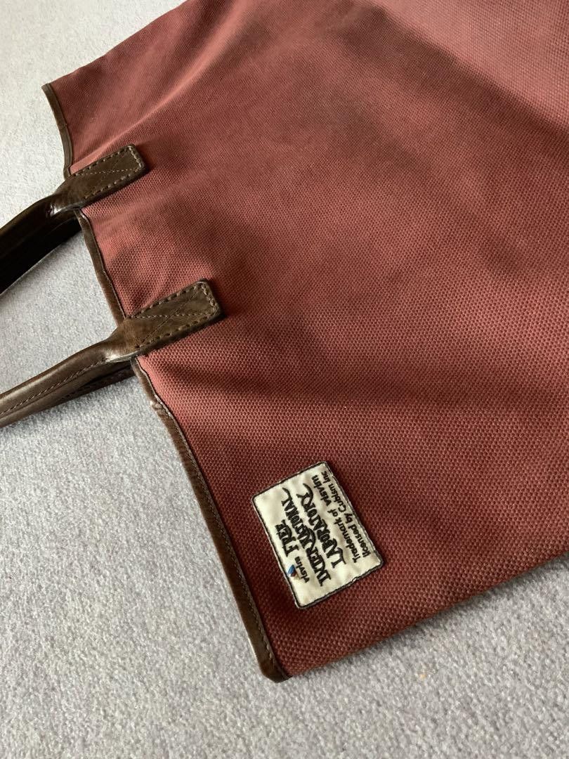 Visvim Oversized Burgundy Tote Bag Size ONE SIZE - 3 Thumbnail