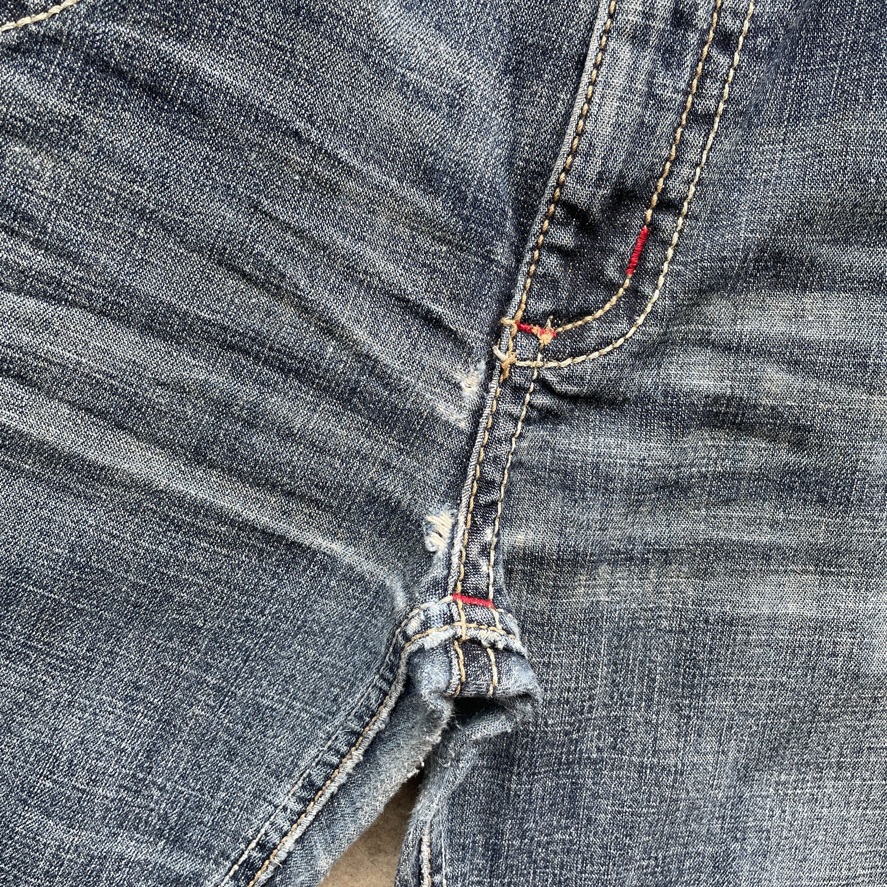 Japanese Brand VINTAGE JAPAN BOOTCUT DENIM FADED JEANS FLARE PANTS W32 Size US 32 / EU 48 - 7 Thumbnail