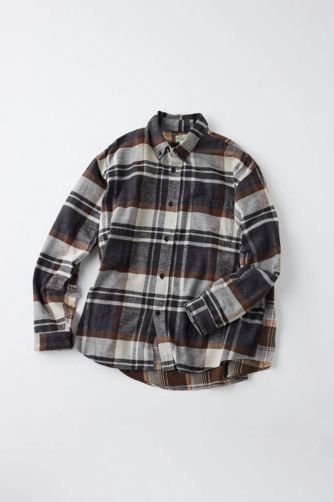 Toyo Enterprises Gold Cotton Nel Check Switch BD Shirt Size US L / EU 52-54 / 3 - 1 Thumbnail
