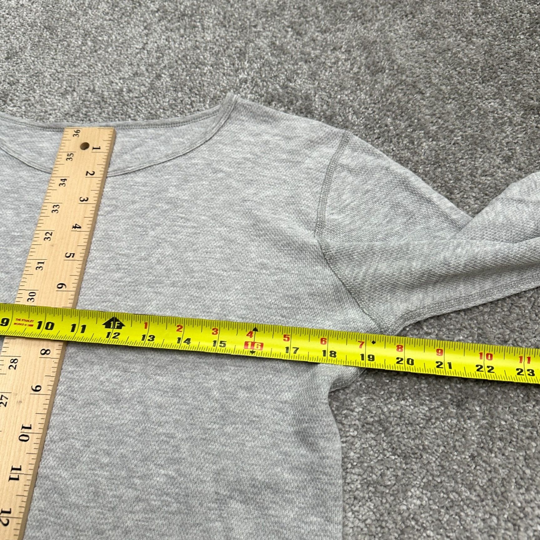 Vintage Unbranded Pullover Sweatshirt Womens M Gray Round Neck Casual Relax Outdoor Size M / US 6-8 / IT 42-44 - 5 Thumbnail