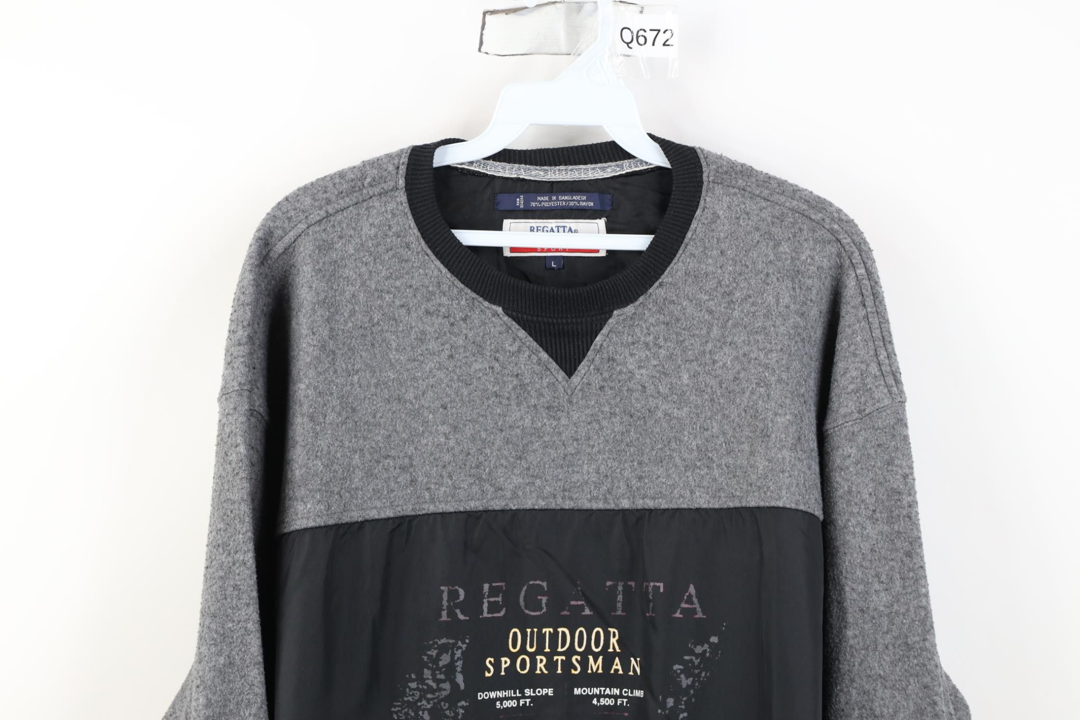 Vintage Vintage 90s Streetwear Regatta Skiing Sweatshirt Jacket Size US L / EU 52-54 / 3 - 2 Thumbnail