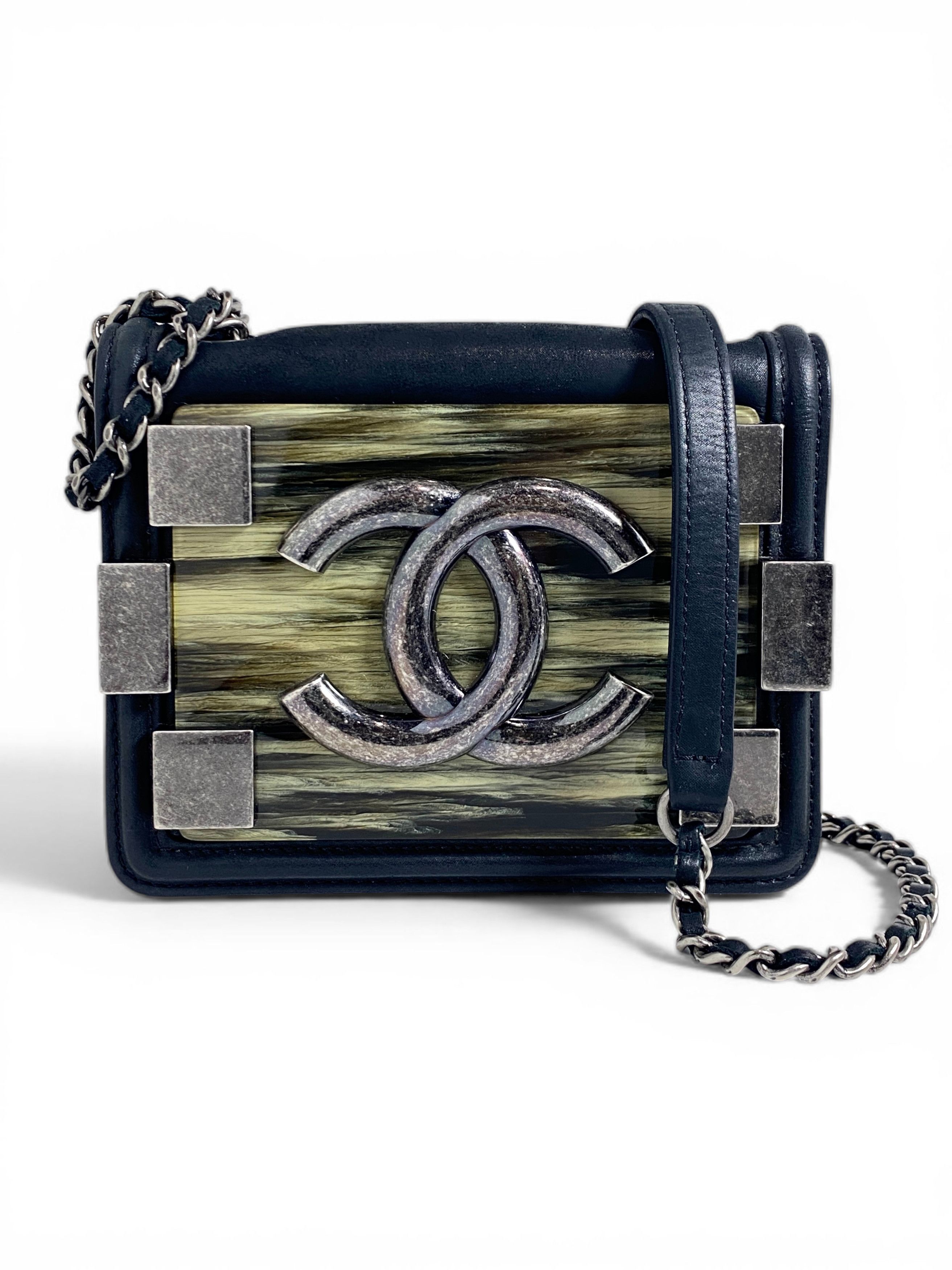 Chanel Chanel CC Logo Boy Brick Leather Flap Shoulder Cross Bag Size ONE SIZE - 1 Thumbnail