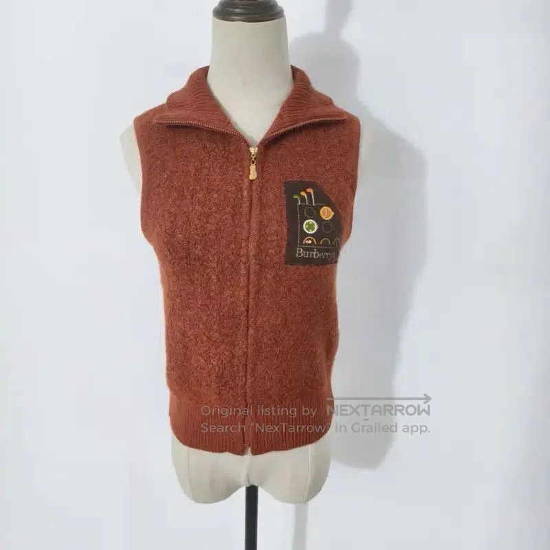 Burberry Burberry Brown Wool Blend Women's Cardigan. Size M / US 6-8 / IT 42-44 - 1 Thumbnail