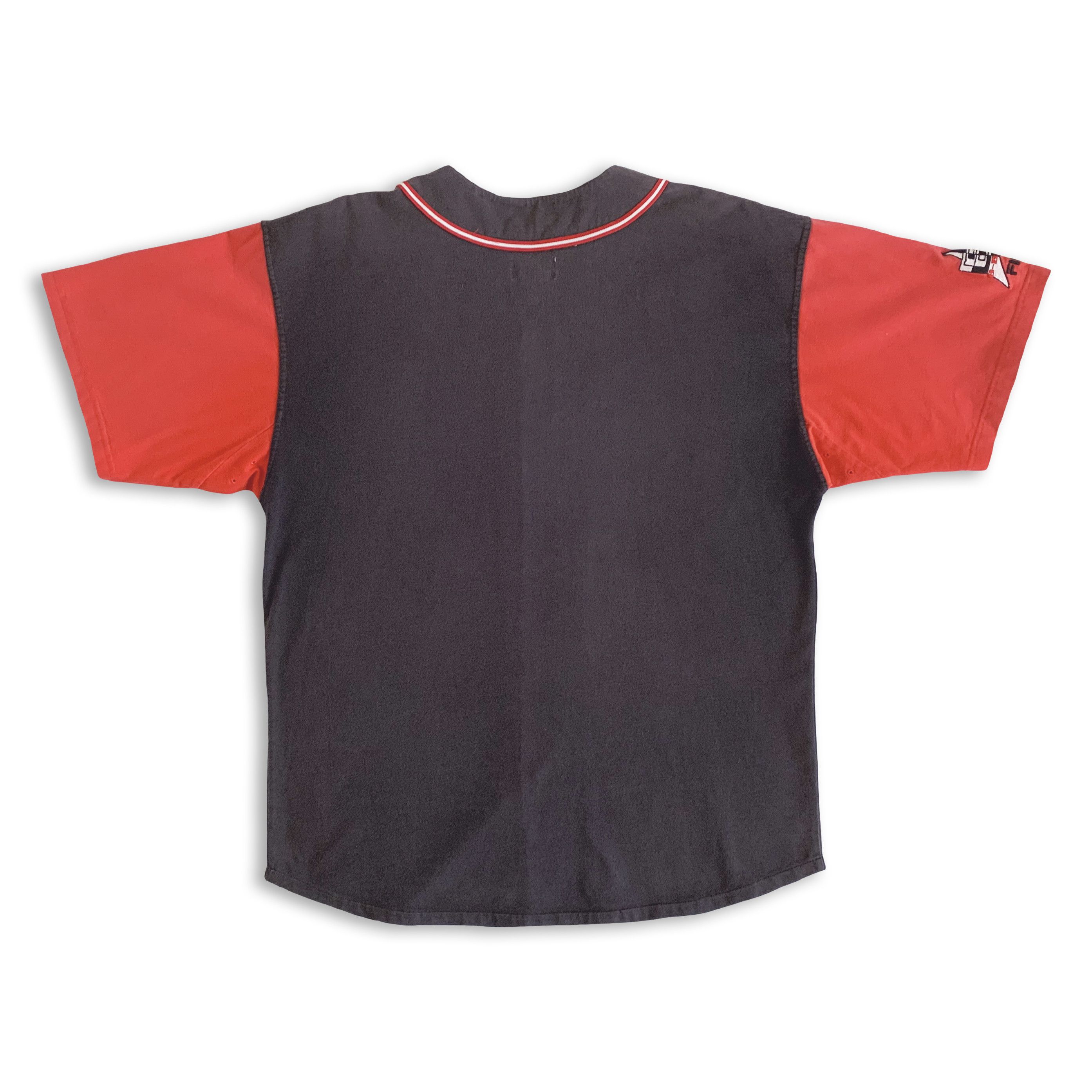 Fila RARE Vintage 90s FILA Baseball Jersey 2pac Tupac B-Ball Size US L / EU 52-54 / 3 - 3 Thumbnail