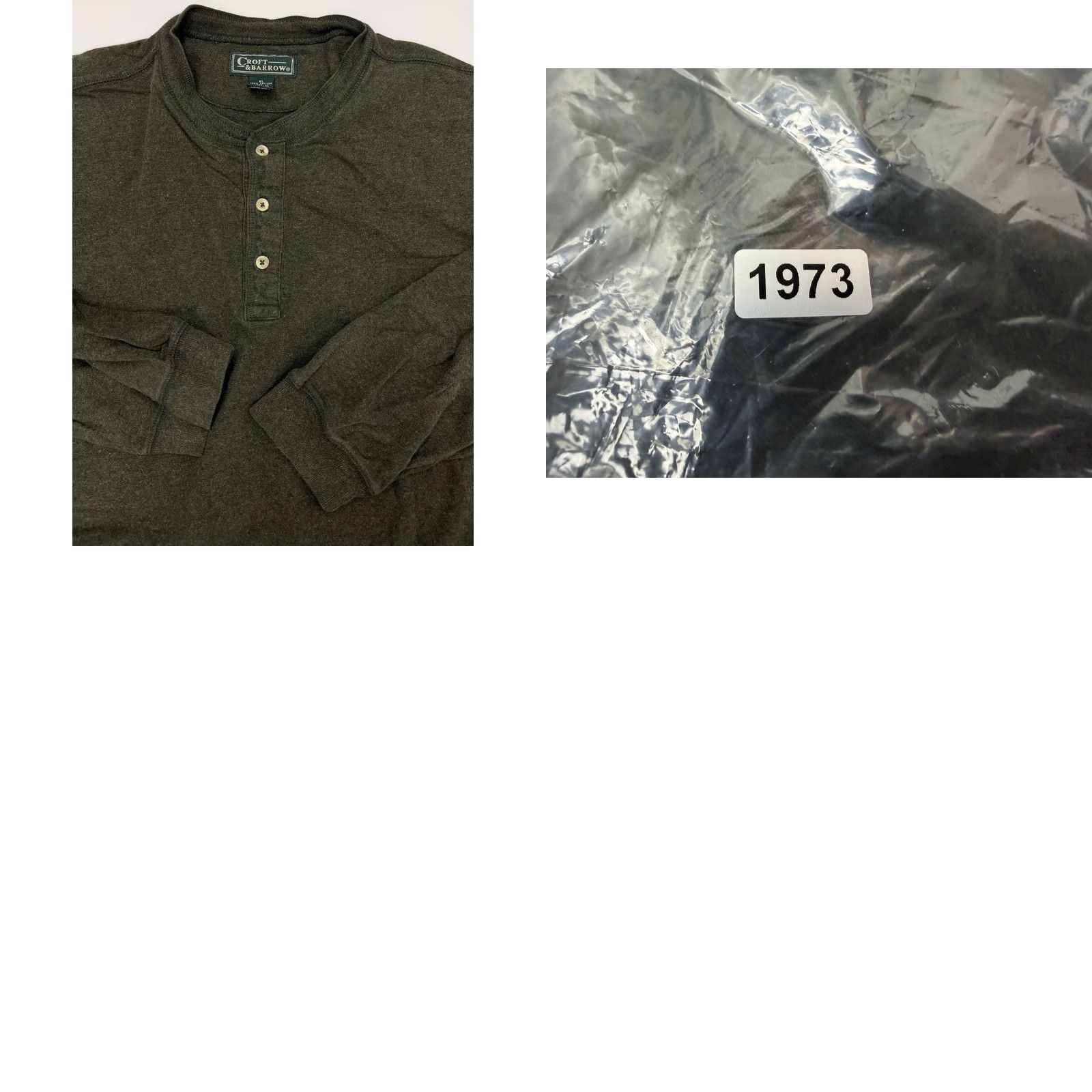 Croft & Barrow Vintage Croft & Barrow Henley Shirt Mens XL Green 90s 90s Grunge Hipster Outdoor Oversized Midweight Cotton Long Sleeve Shirt Size US XL / EU 56 / 4 - 9 Thumbnail