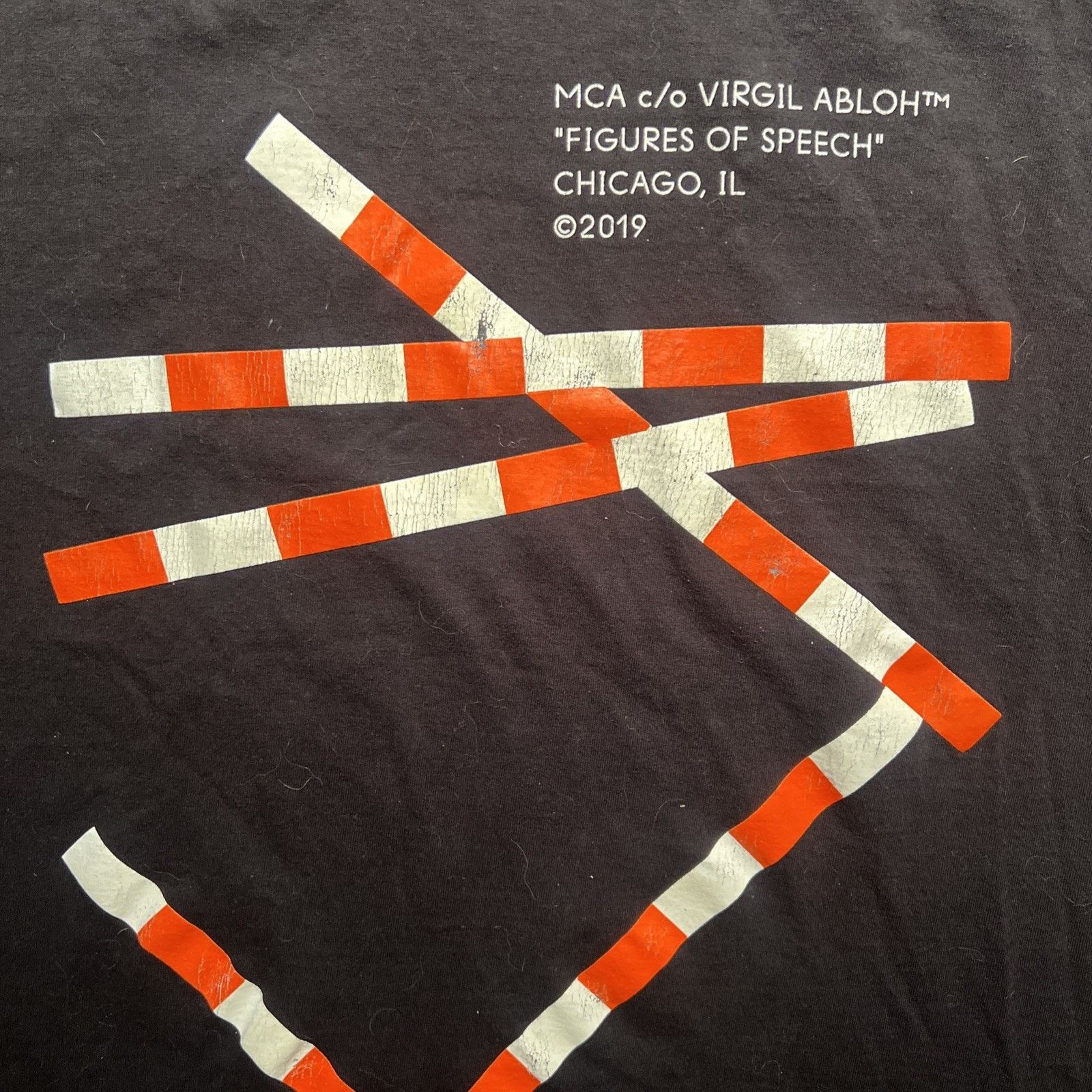 Virgil Abloh Virgil Abloh x MCA Figures of speech tape T Shirt Champion Size US M / EU 48-50 / 2 - 10 Thumbnail