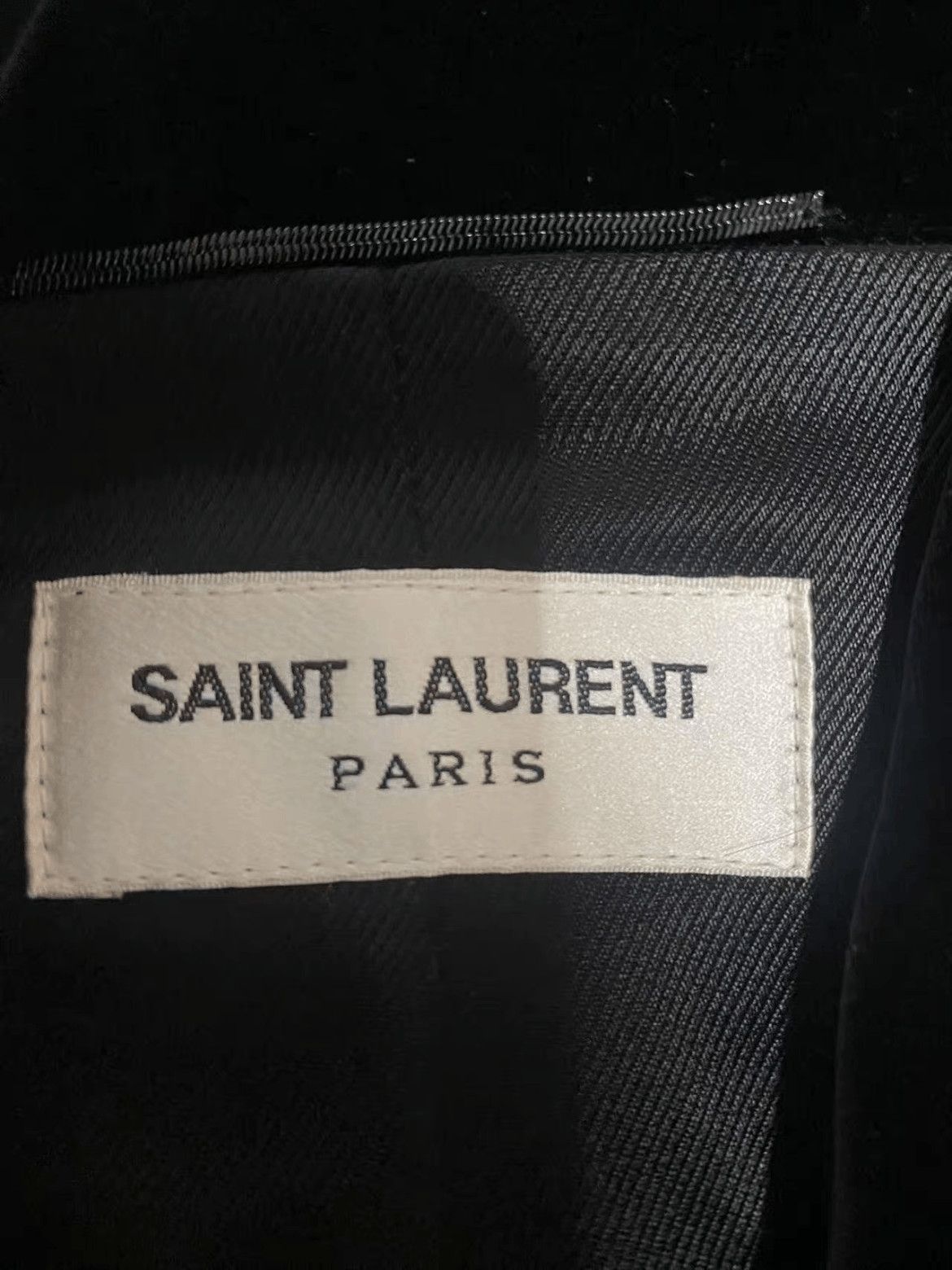 Saint Laurent Paris Sz 48 Saint Laurent Paris 16AW Velvet Coach Jacket Size US M / EU 48-50 / 2 - 4 Thumbnail