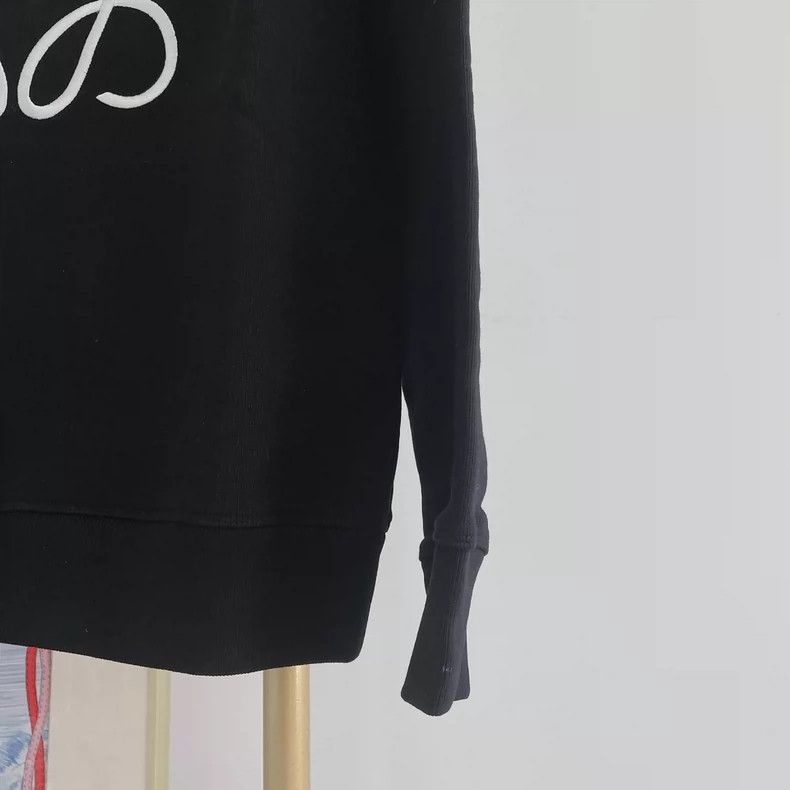 Loewe LOEWE Black round neck hoodie Size M / US 6-8 / IT 42-44 - 4 Thumbnail