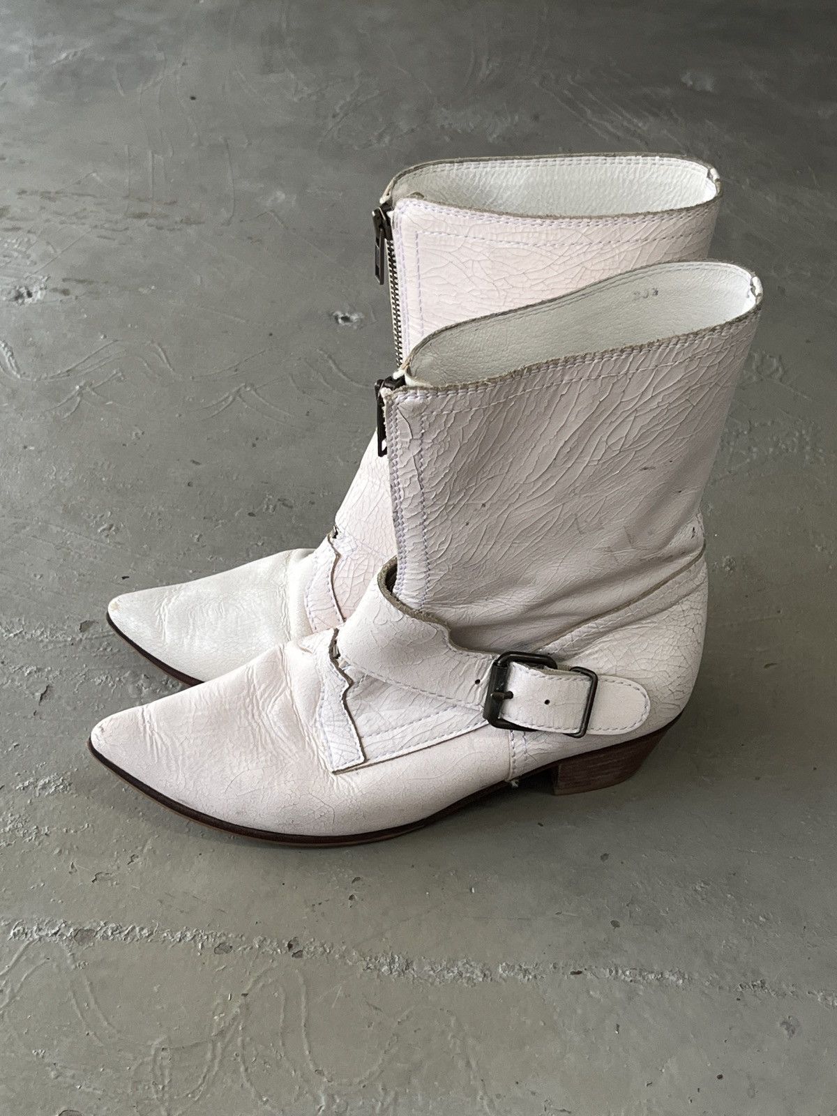 KMRii Issey Miyake Artisanal Margiela Style Leather Boots Size US 8.5 / IT 38.5 - 9 Thumbnail