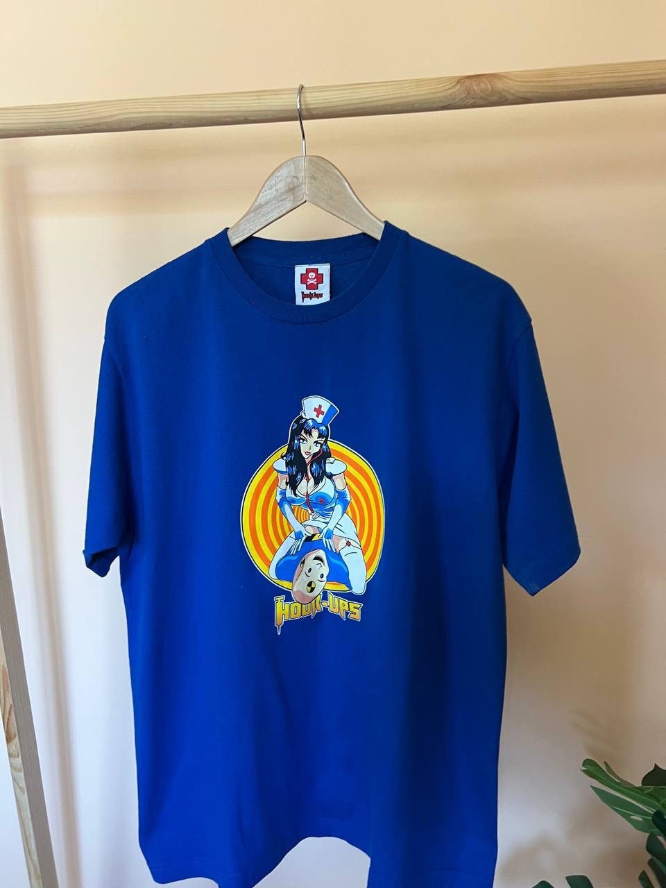 Hook-Ups × Vintage RARE 00s Hook-Ups Medic Nurse Tee Size US L / EU 52-54 / 3 - 2 Thumbnail