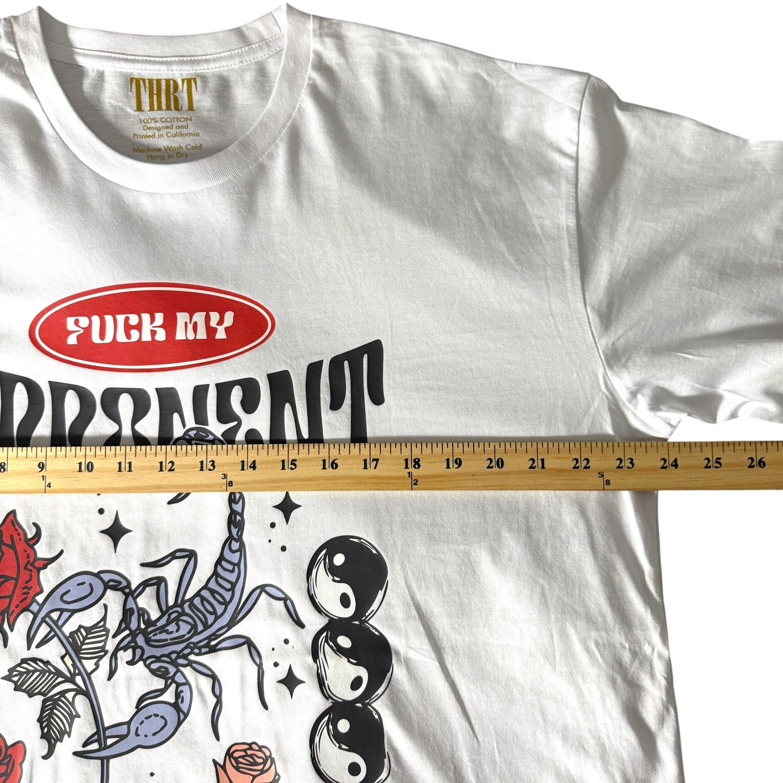Other THRT Denim Fu*k My Opponent Graphic T-shirt Men’s XL - Punk Size US XL / EU 56 / 4 - 11 Thumbnail