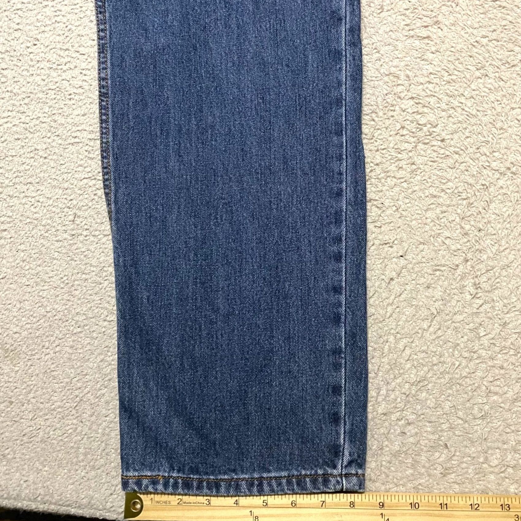 Levi's Levi'S Jeans Mens 38 Blue 38x34 Denim Straight Leg Wash Relaxed Fit Size US 38 / EU 54 - 5 Thumbnail