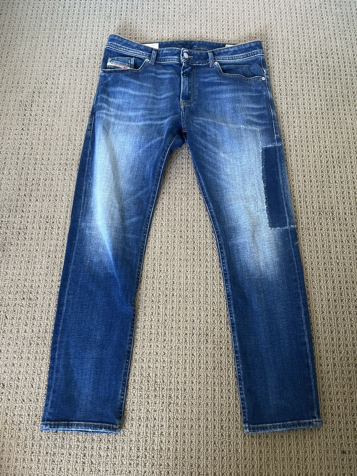 Diesel Diesel distressed blue denim jeans Size US 34 / EU 50 - 2 Thumbnail