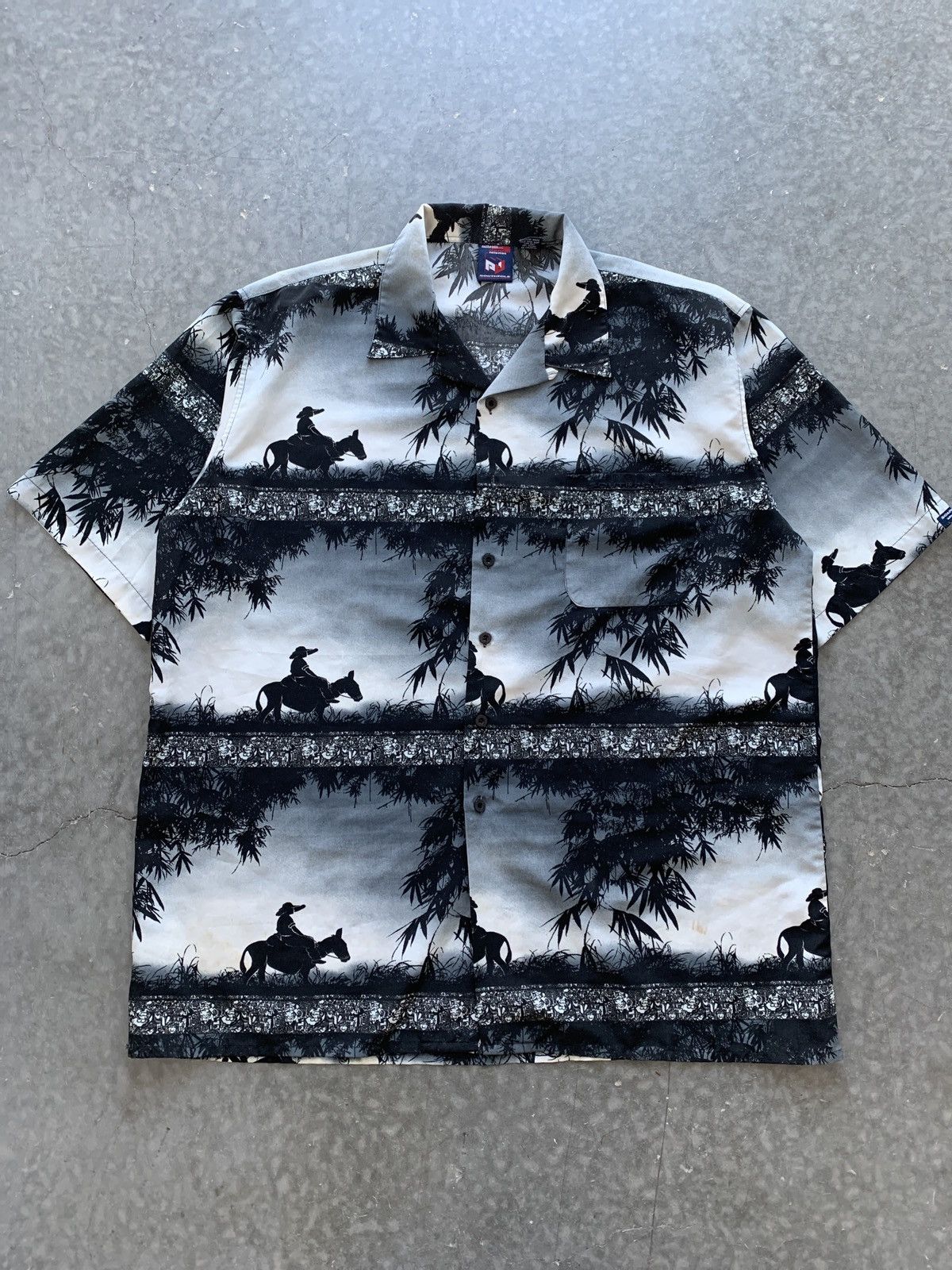 Southpole × Vintage Crazy Vintage Y2K Southpole Camp Collar Shirt Baggy Skater Size US XXL / EU 58 / 5 - 1 Thumbnail