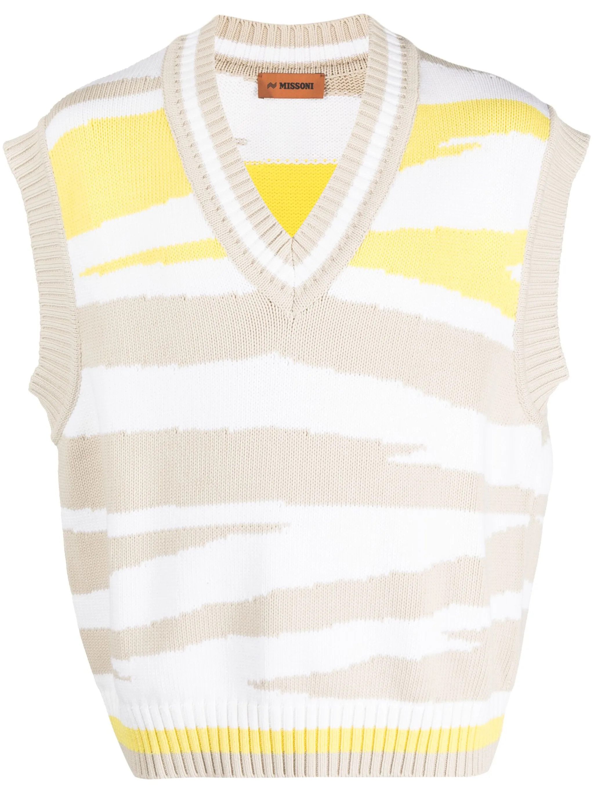 Missoni o1y0225 Sleeveless Sweater in Multicolor Size US M / EU 48-50 / 2 - 1 Thumbnail