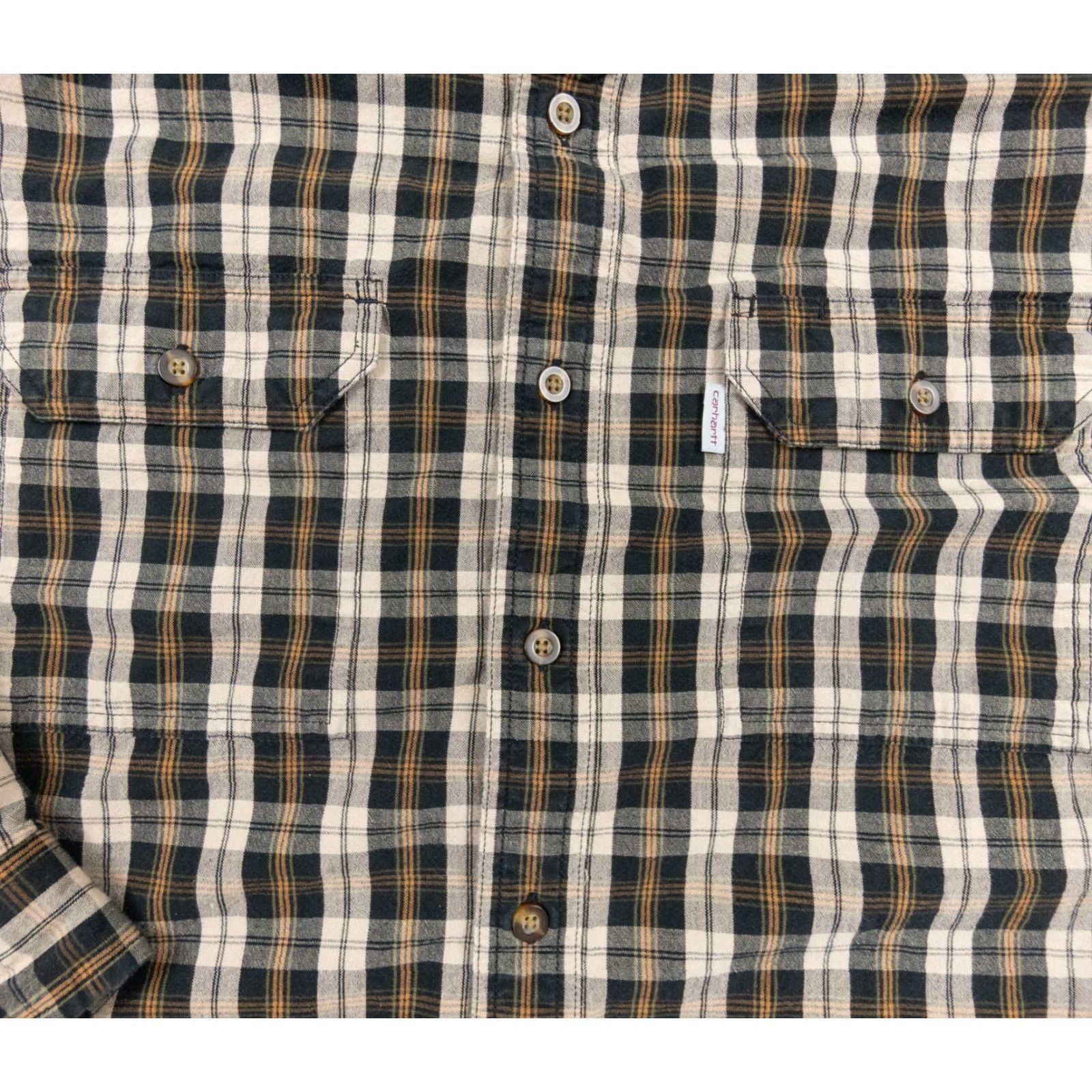 Carhartt Carhartt Shirt Mens 2XL Fort Plaid Button-Down Long Sleeve Workwear Multicolor Casual Adult Regular Fit Shirt Men 2XL Size US XXL / EU 58 / 5 - 3 Thumbnail