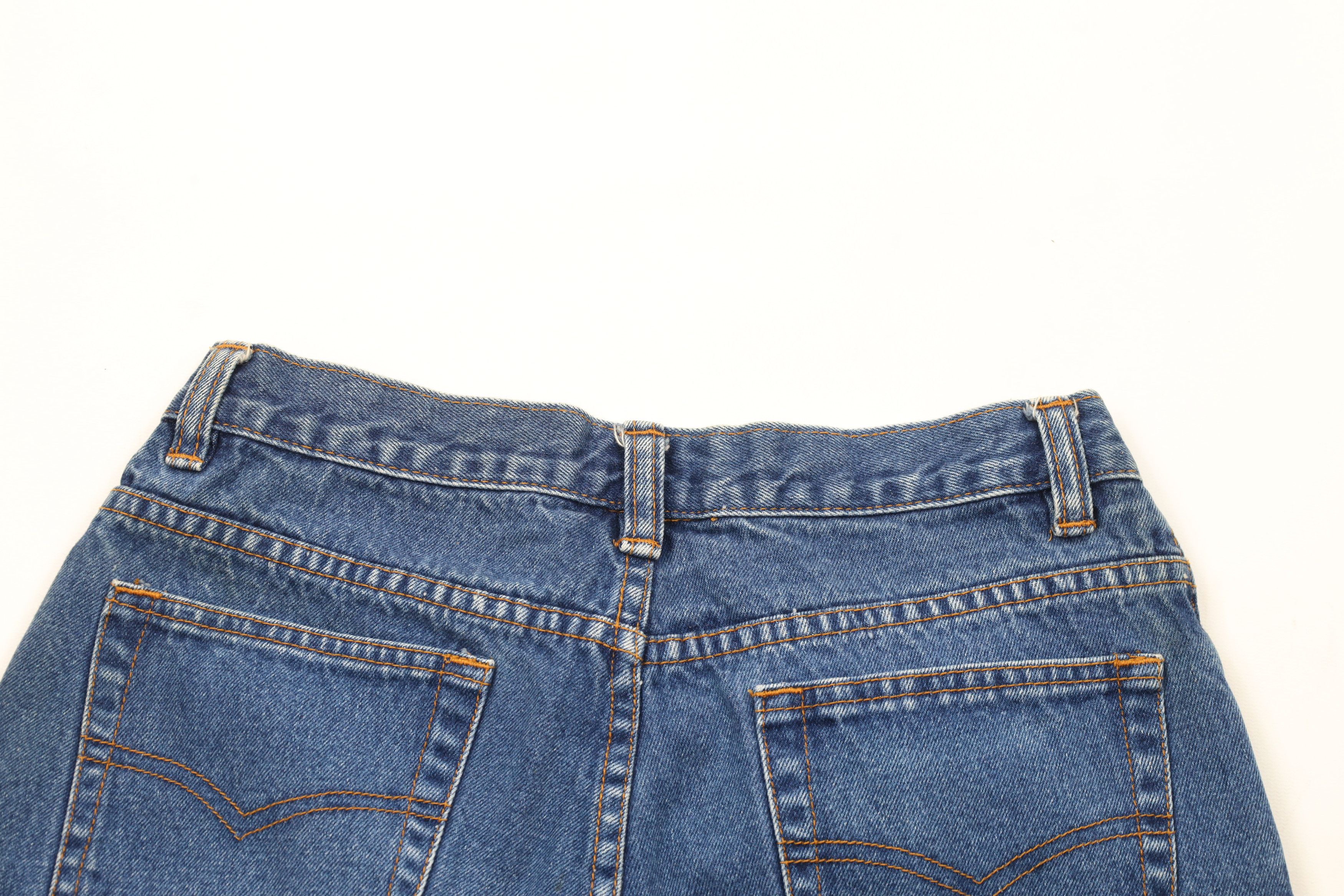 Vintage Vintage 90s Streetwear Knee Denim Jean Shorts Jorts Blue Size US 30 / EU 46 - 8 Thumbnail