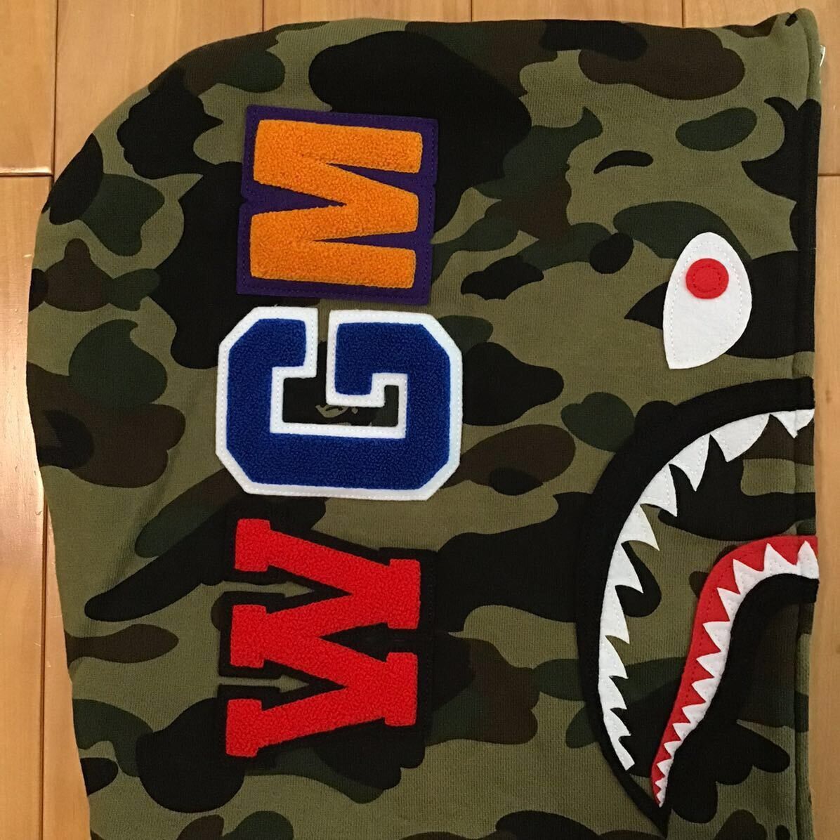 Bape BAPE camo Crazy Face Tiger Shark full zip Hoodie APE Size US XL / EU 56 / 4 - 5 Thumbnail