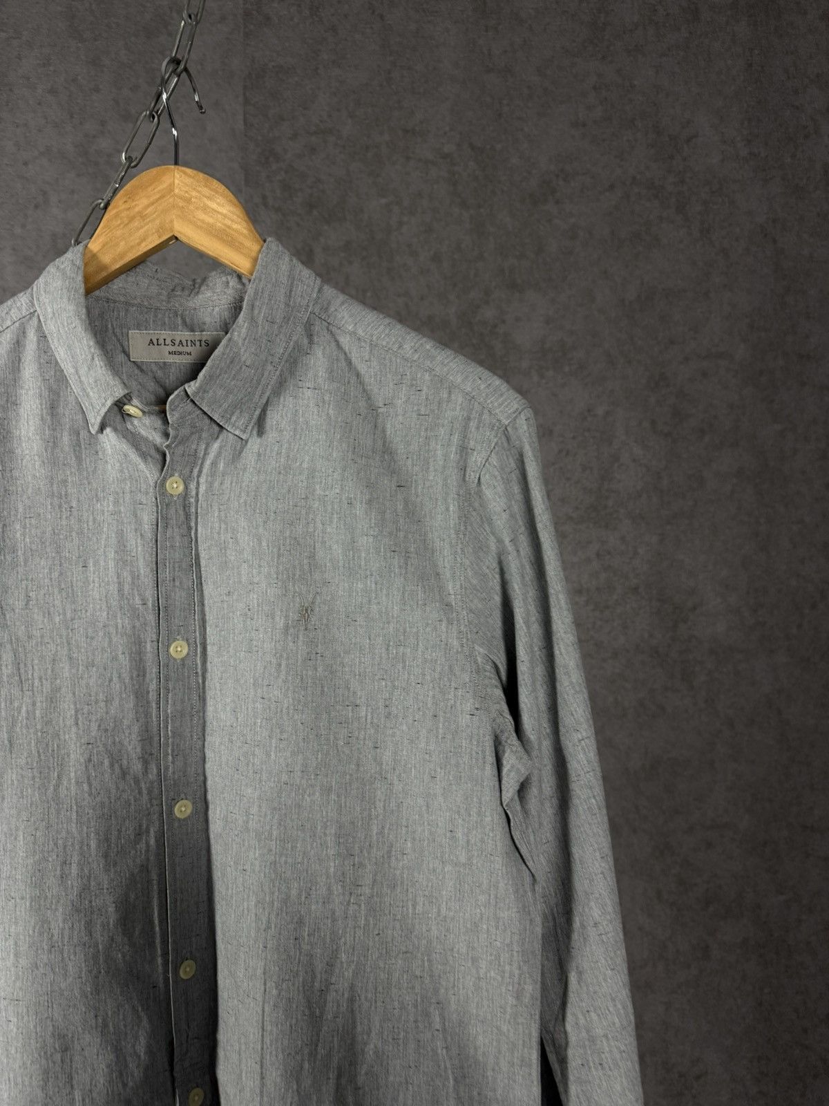 Allsaints Allsaints designer logo shirt Size US M / EU 48-50 / 2 - 2 Thumbnail