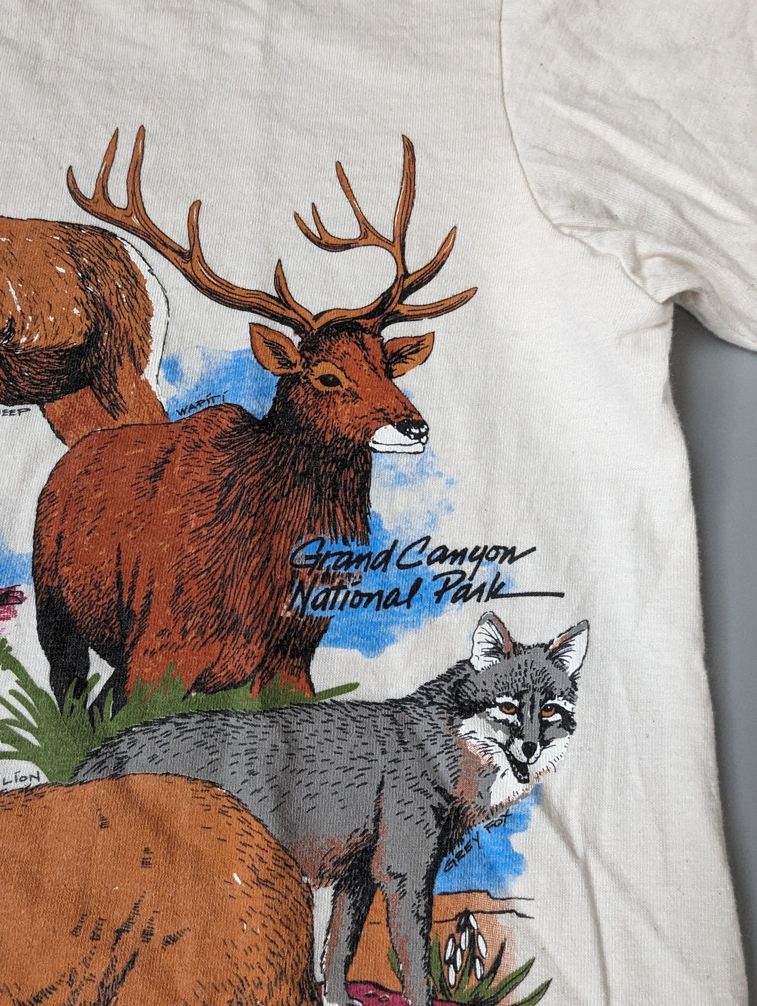 Vintage Grand Canyon National Park Animal Print Vintage T Shirt Size US M / EU 48-50 / 2 - 4 Thumbnail