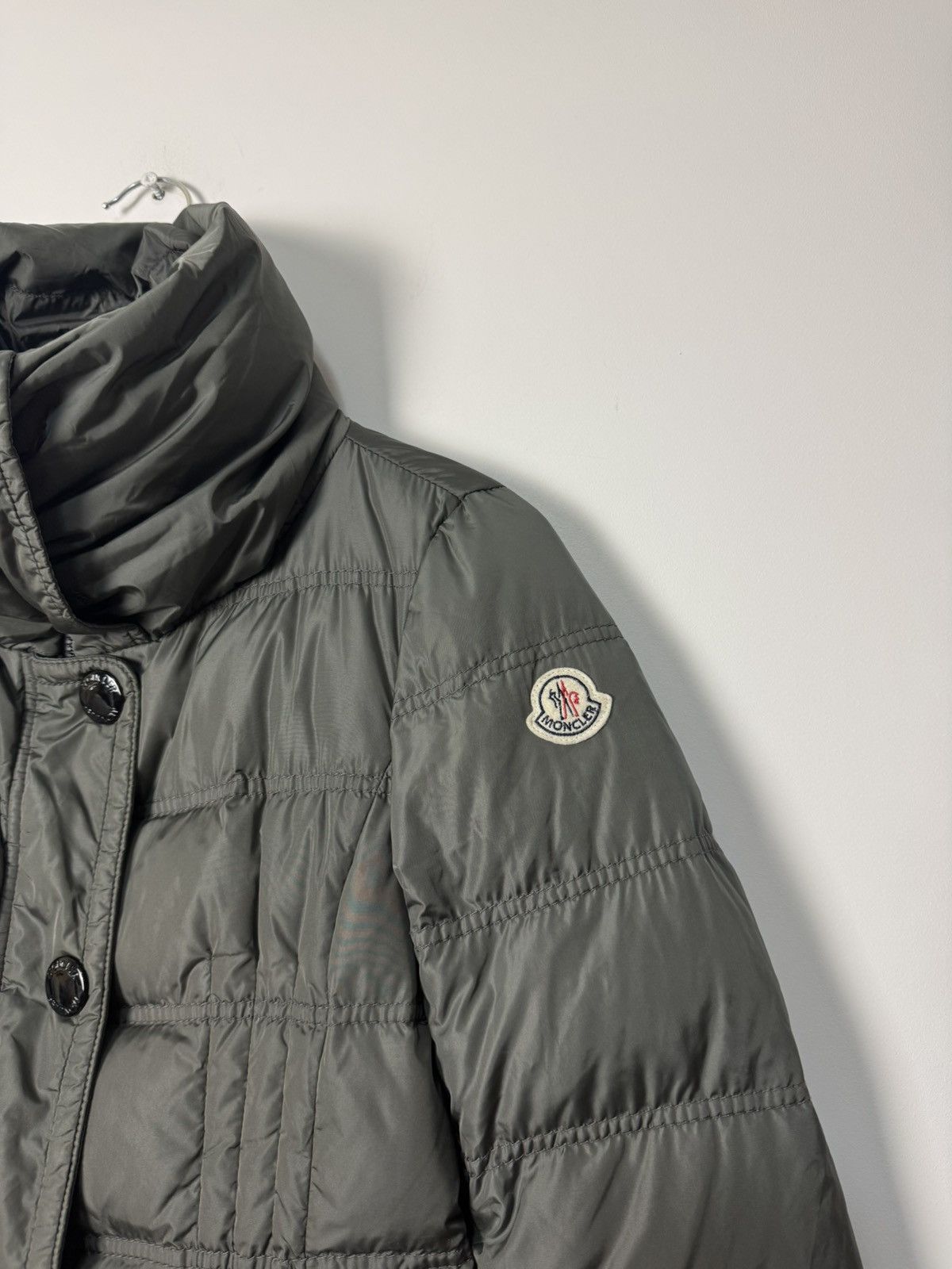 Moncler Moncler Vosges Down Jacket Olive Green Luxury Designer Size S / US 4 / IT 40 - 3 Thumbnail